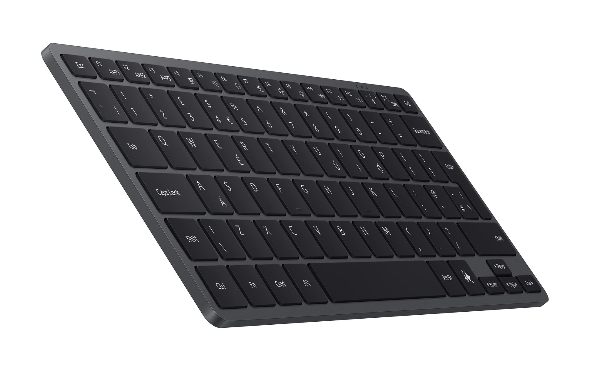 Samsung Smart Keyboard – Mini Tastatur – Scherenmechanik – Bluetooth – QWERTZ (CH) – Ohne Ziffernblock – Grau