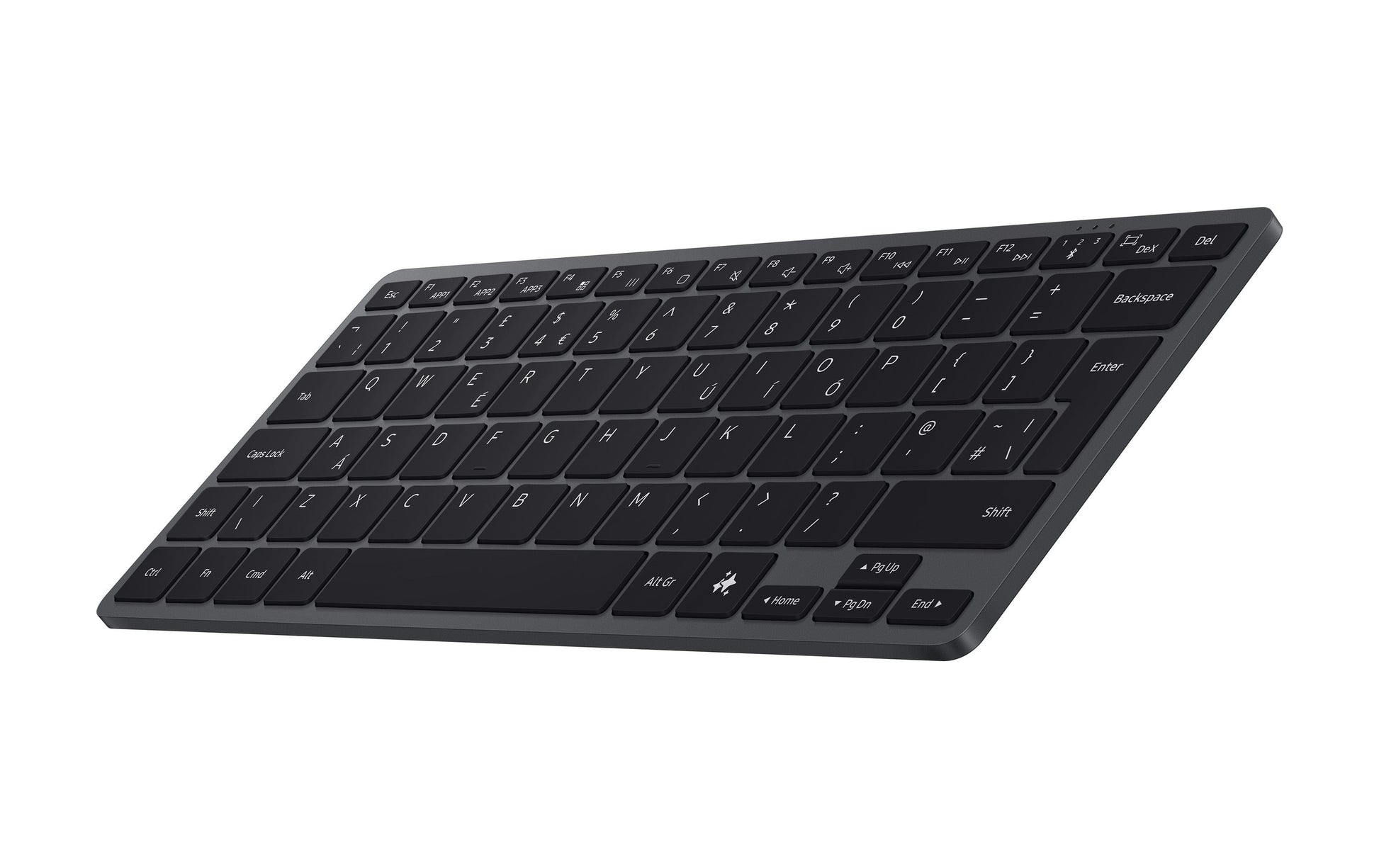 Samsung Smart Keyboard – Mini Tastatur – Scherenmechanik – Bluetooth – QWERTZ (CH) – Ohne Ziffernblock – Grau