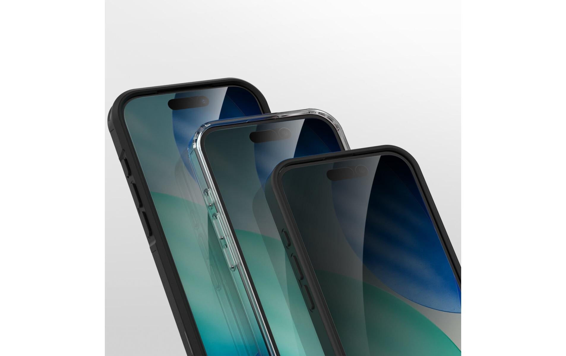 4smarts Privacy-Filter (Panzerglas), Case Friendly – für iPhone 17 – mit Applikator