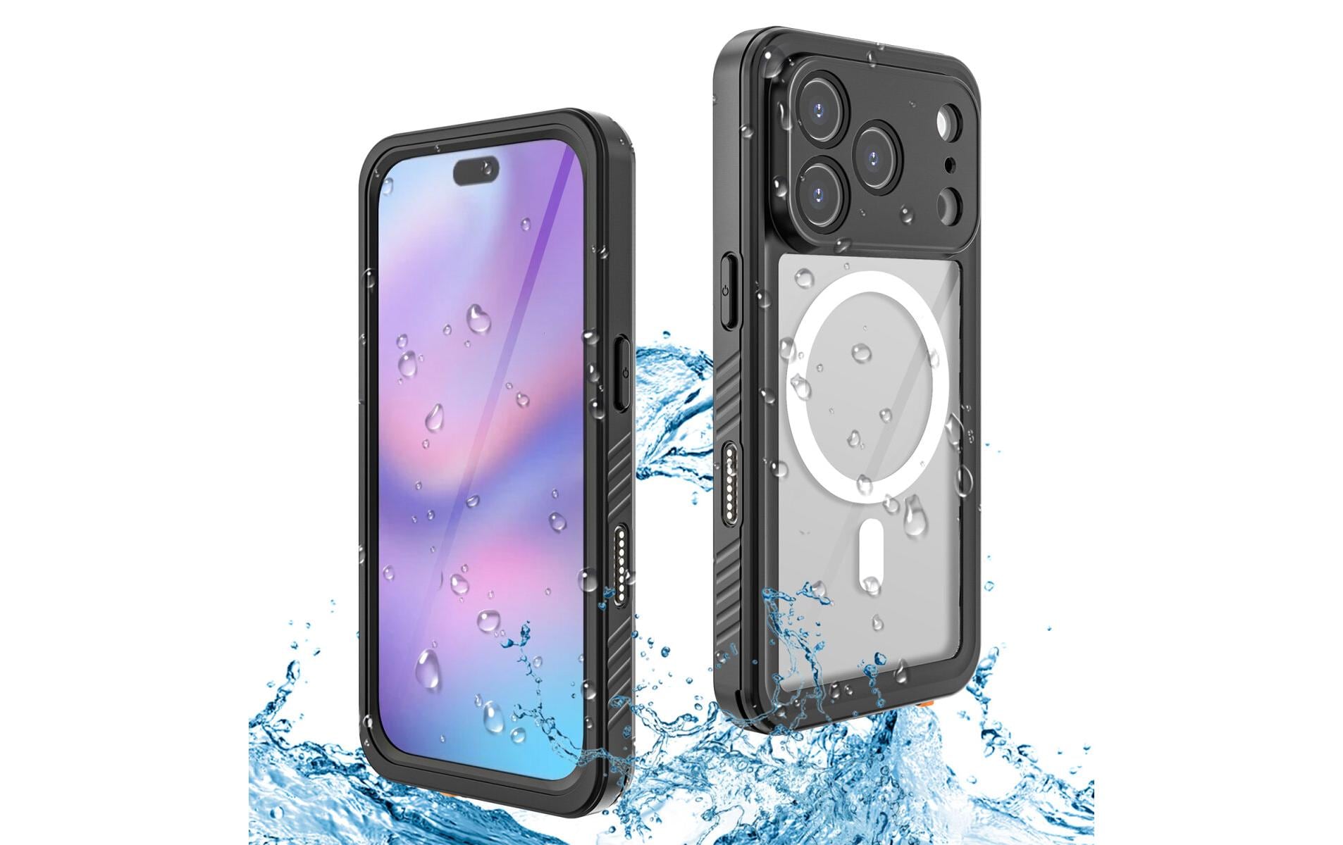4smarts Wasserdichte Smartphone-Tasche – für Apple iPhone 17 Pro – Schwarz
