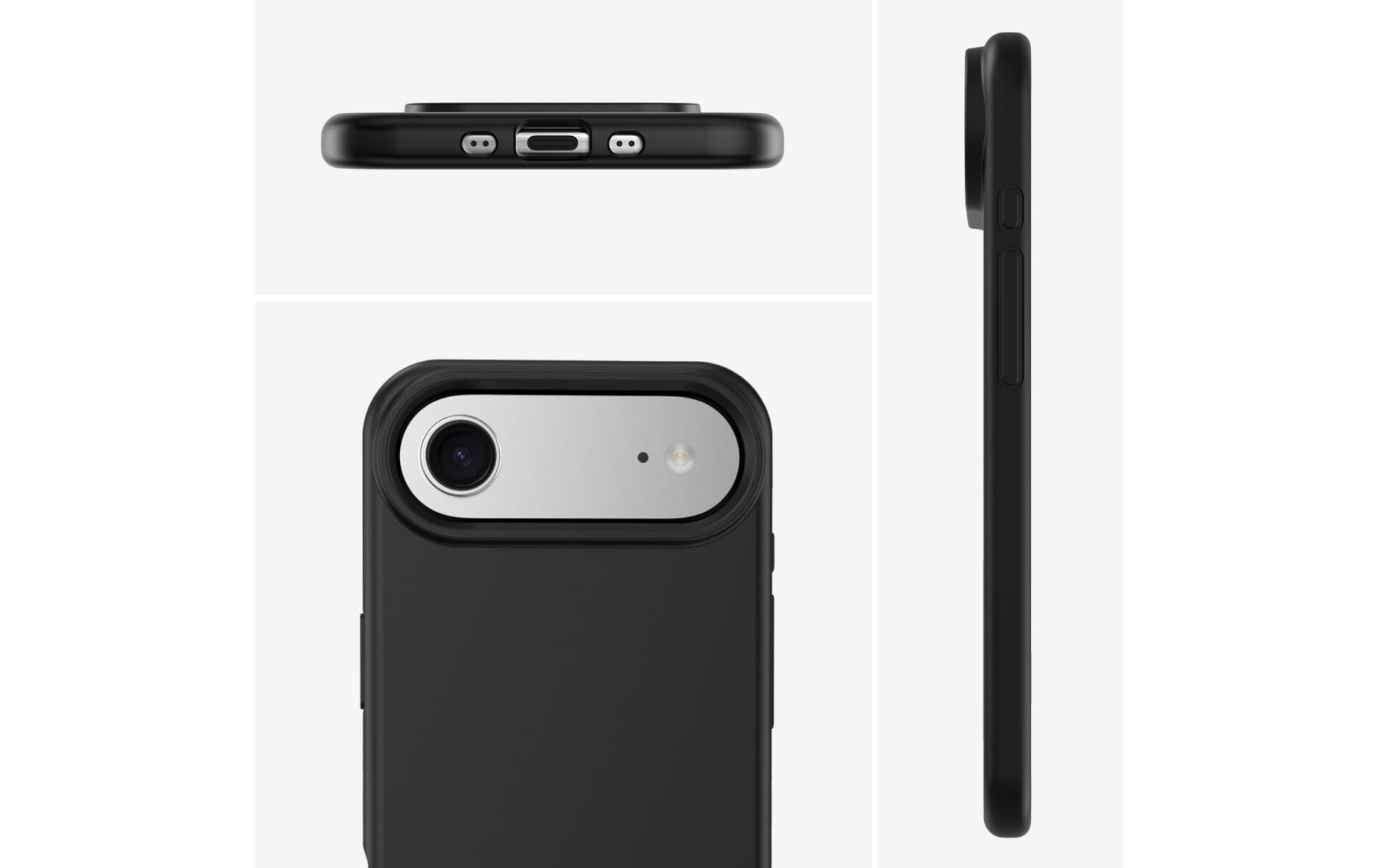 4smarts Backcover – für Apple iPhone 17 Air – MagSafe, Silikon, Schwarz