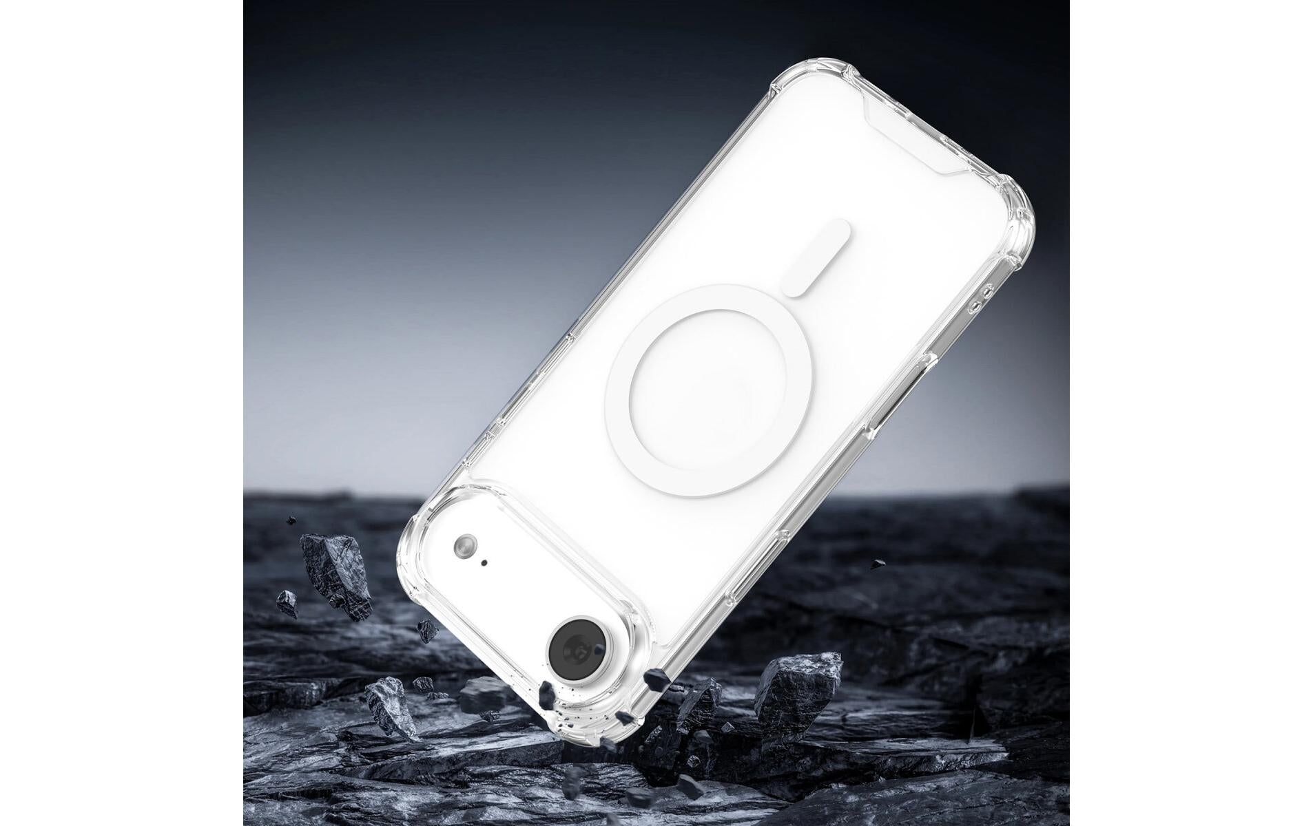 4smarts Ibiza Backcover – für Apple iPhone 17 Air, MagSafe, PC+TPU, Transparent