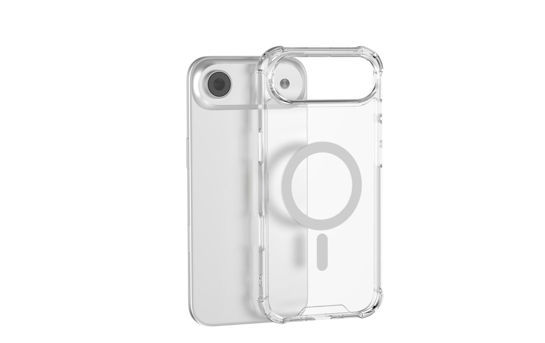 4smarts Ibiza Backcover – für Apple iPhone 17 Air, MagSafe, PC+TPU, Transparent