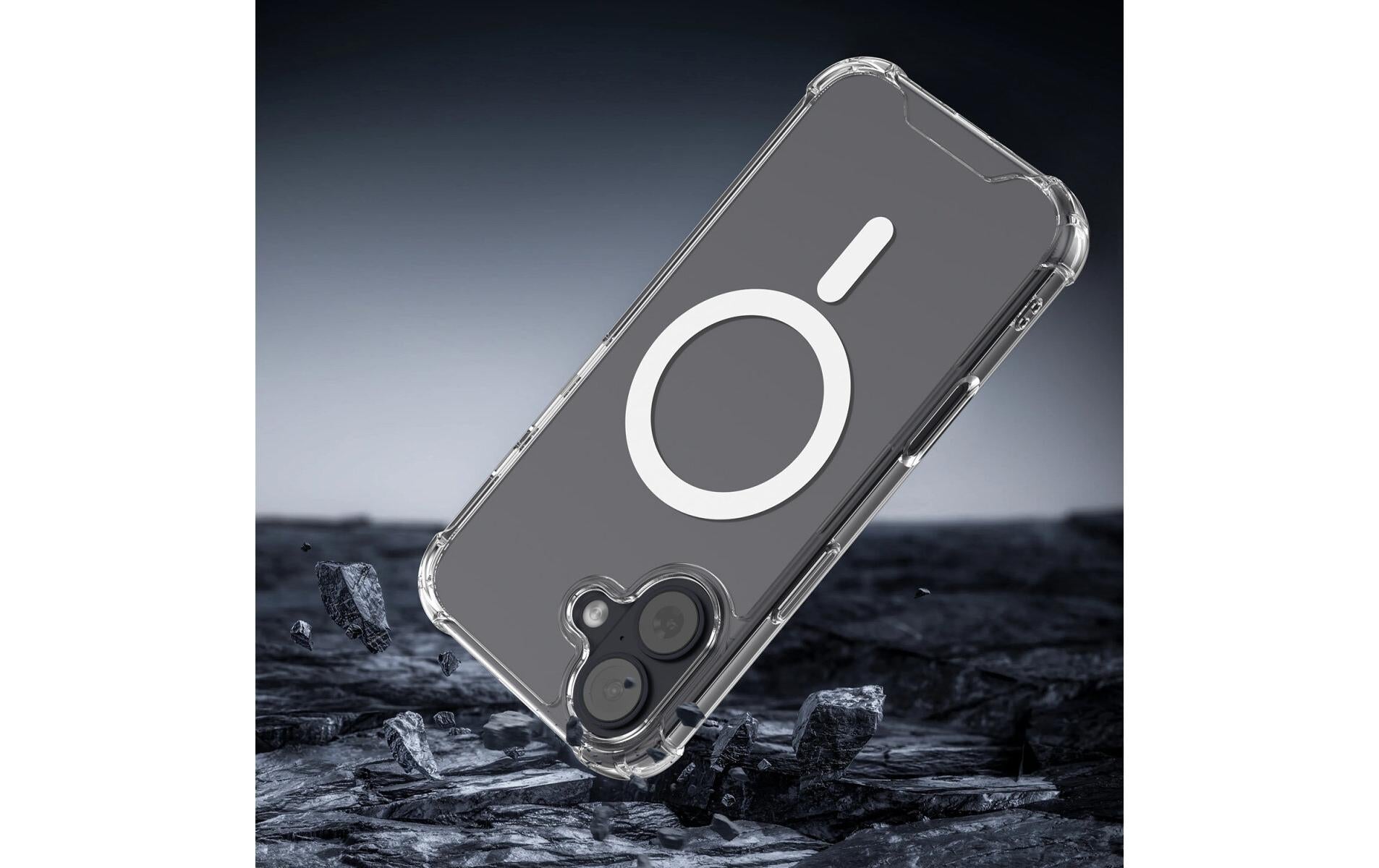 4smarts Ibiza Backcover – für Apple iPhone 17, MagSafe, PC+TPU, Transparent