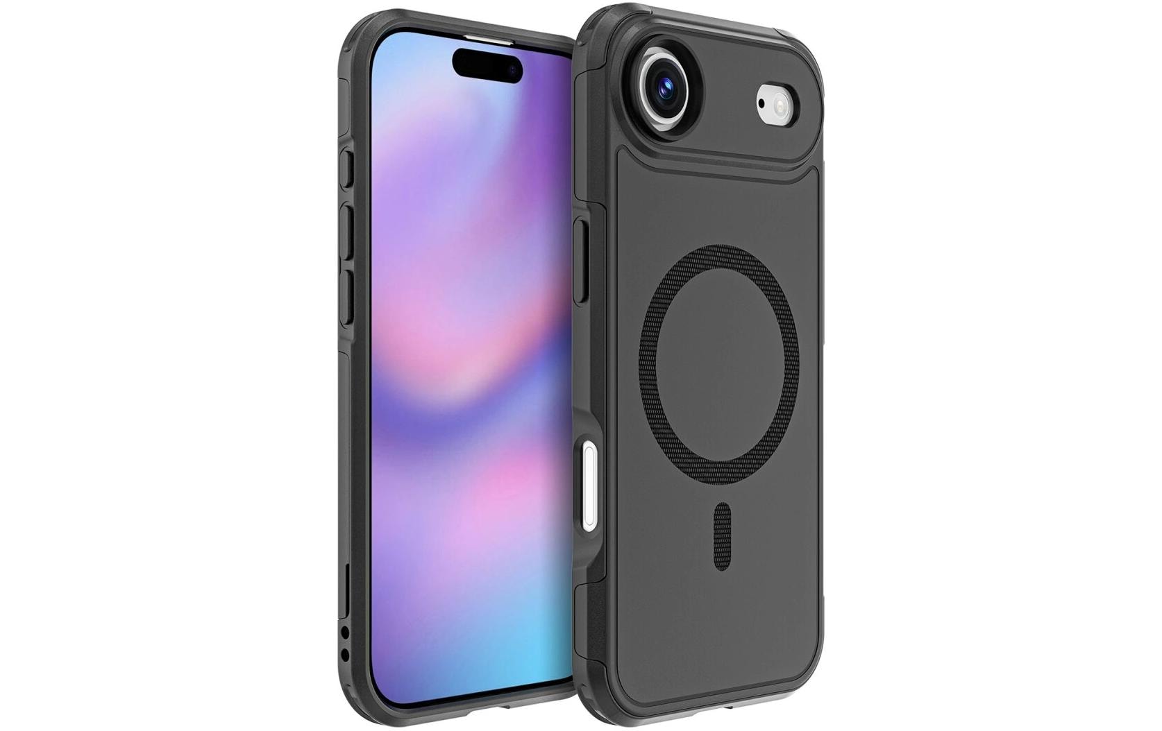 4smarts Backcover – für Apple iPhone 17 Air – schwarz – TPU/PC – MagSafe-kompatibel