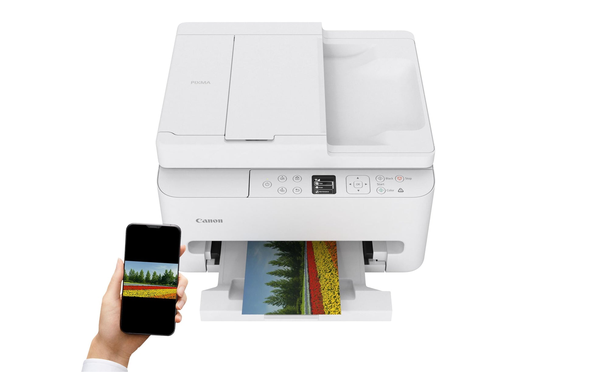 Canon PIXMA TS7550I – Farbiges Tintenstrahl-MFP A4, 3-in-1 – WLAN – ADF