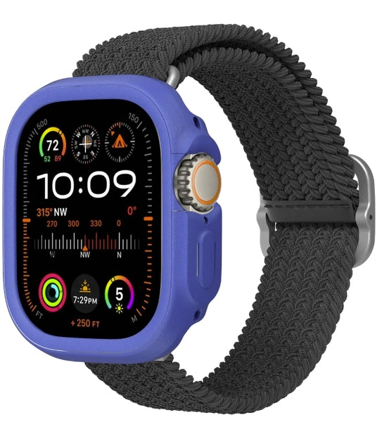 RhinoShield Bumper Case – TPE Blau, für Apple Watch Ultra 49 mm