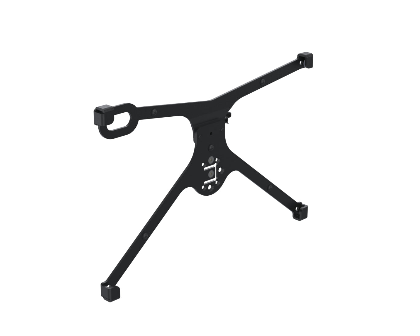 Ergonomic Solutions Tablet-Tischhalterung – für Samsung Galaxy Tab S7+ und S8+ 12,4", Kabelmanagement – Schwarz