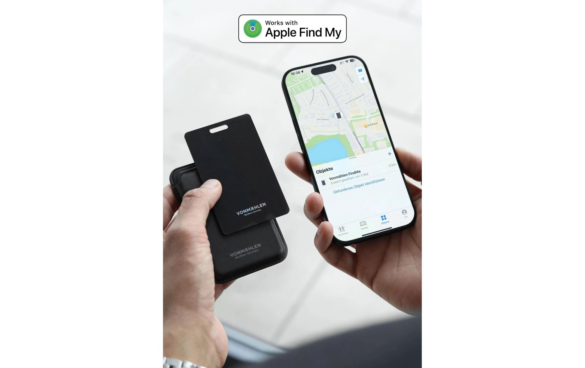 Vonmählen FindMe – Schwarz, für iPhone
