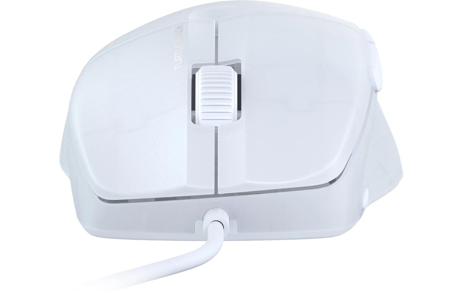 Turtle Beach Pure SEL White Maus – kabelgebunden, 8'000 dpi, 6 Tasten, für Rechtshänder, Beleuchtung, weiss