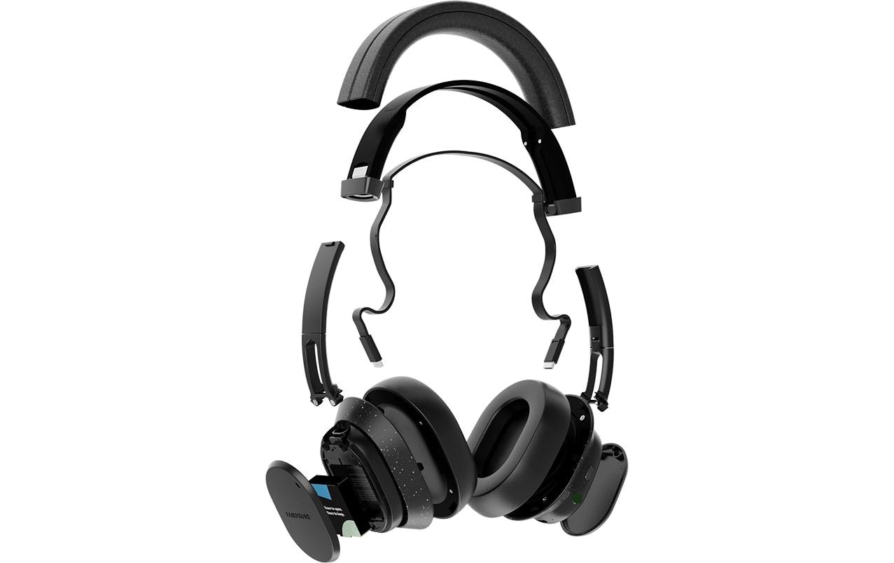 Fairphone Fairbuds XL Over-Ear Kopfhörer – Stereo, BT 5.1, ANC, Schwarz