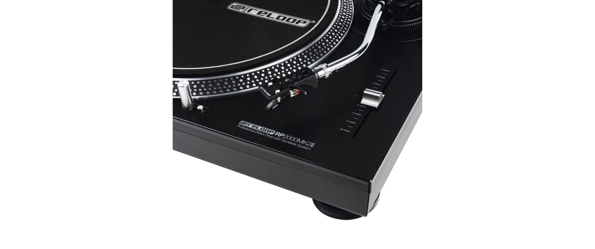 Reloop RP-2000 USB MKII – Plattenspieler (Direktantrieb), Phono-Vorverstärker, 33⅓/45 U/min – Schwarz