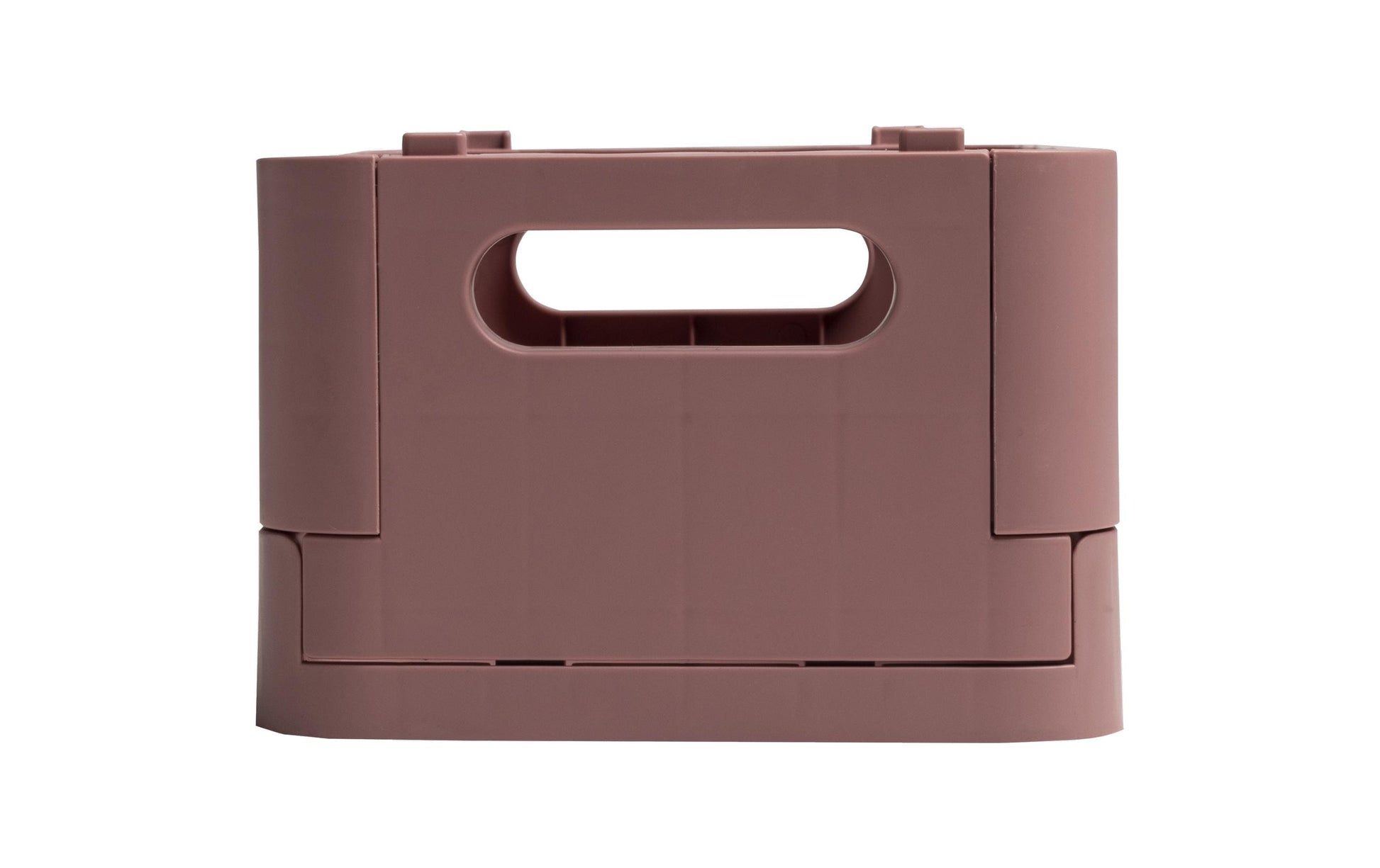 Exacompta Skandi Aufbewahrungsbox – für A6+, klappbar, altrosa, Polypropylen (PP), B 188 × H 95 × T 138 mm