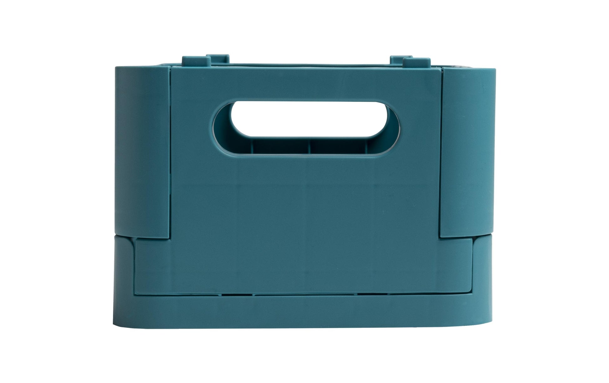 Exacompta Aufbewahrungsbox – für A6+, klappbar, pazifikblau, Polypropylen (PP), B 188 × H 95 × T 138 mm