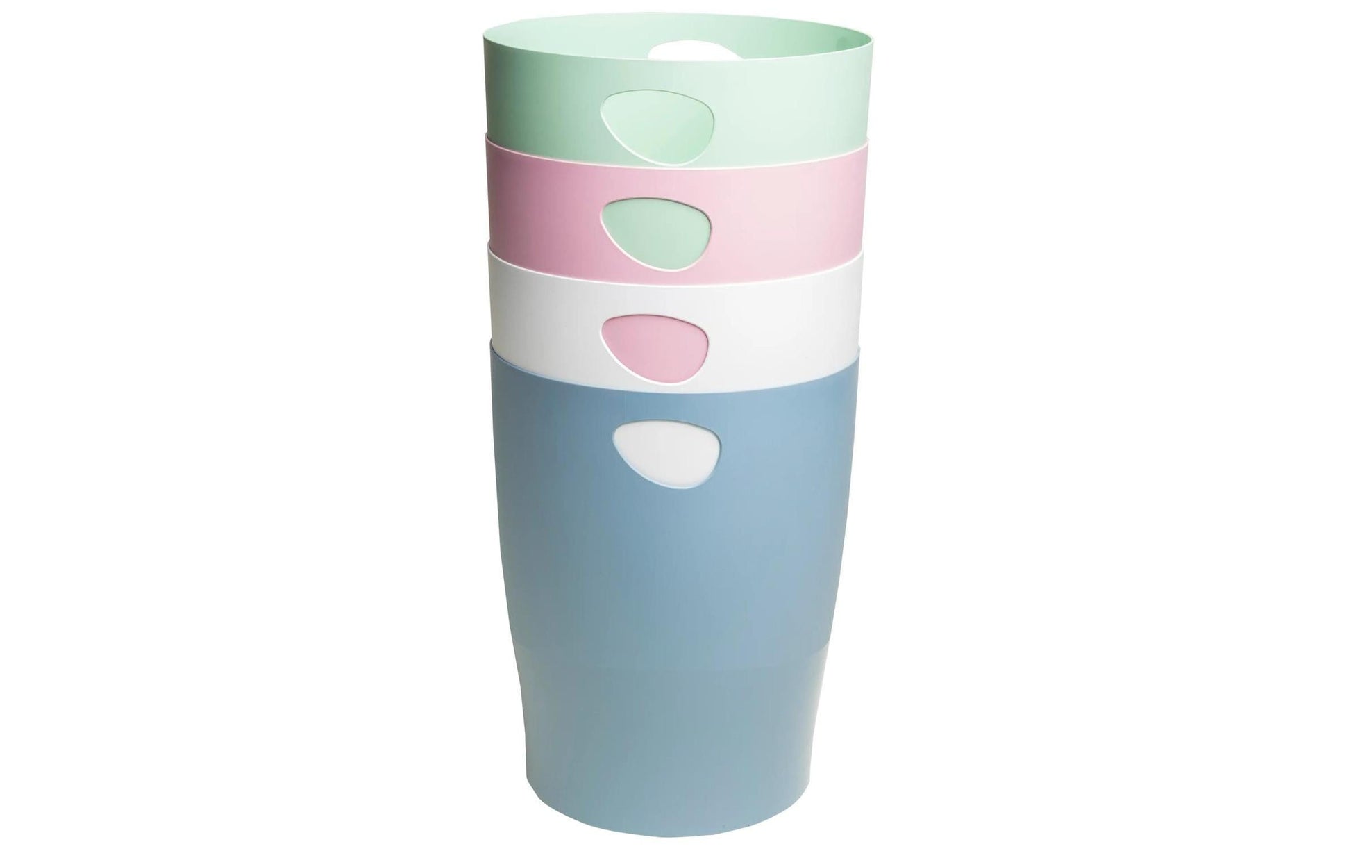 Exacompta Papierkorb – 15 l – Recycling-Kunststoff, rund – rosa
