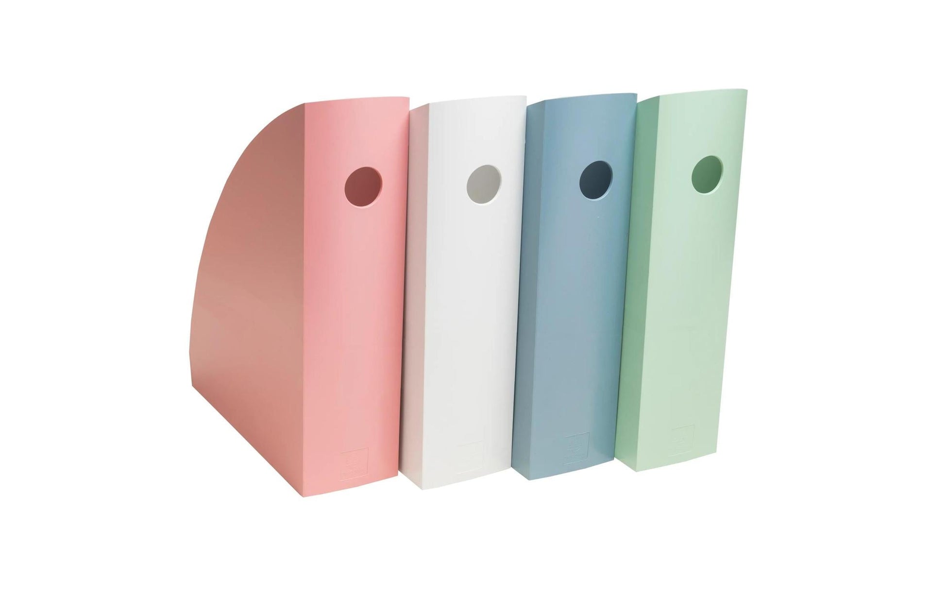 Exacompta Stehsammler – A4+ – Kunststoff – Salbeigrün – 82 × 266 × 305 mm