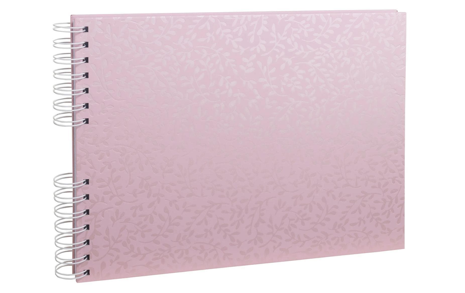 Exacompta Fotobuch Autentik – 320 × 220 mm, rosa, mit Spiralbindung, Karton