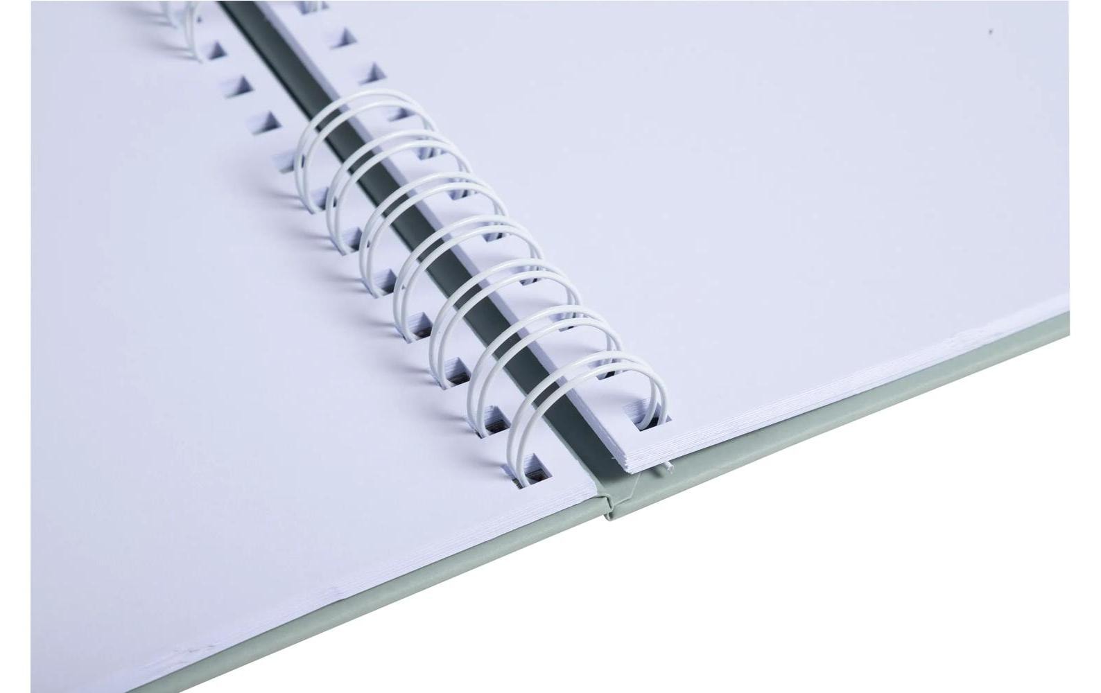 Exacompta Fotoalbum – für 320 × 220 mm, Salbei, Spiralbindung