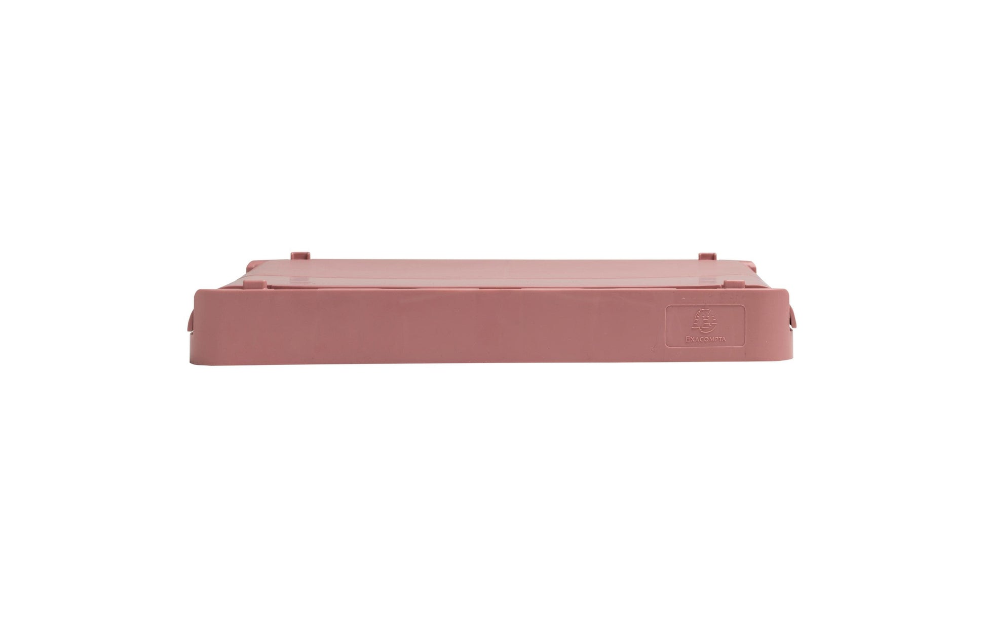 Exacompta Aufbewahrungsbox – Polypropylen – Rosa (stapelbar, mit Griffmulden) – 276 × 120 × 188 mm
