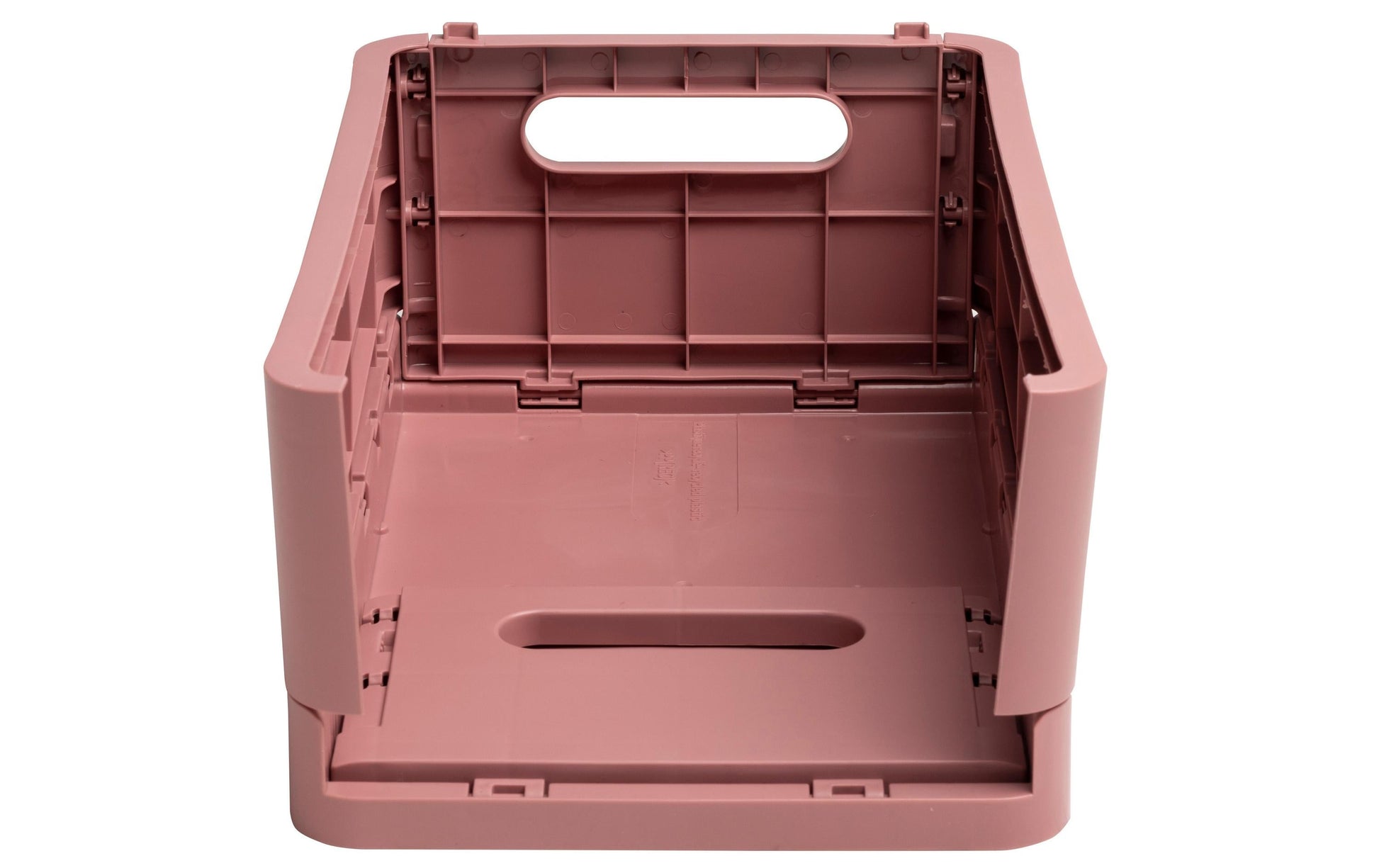 Exacompta Aufbewahrungsbox – Polypropylen – Rosa (stapelbar, mit Griffmulden) – 276 × 120 × 188 mm