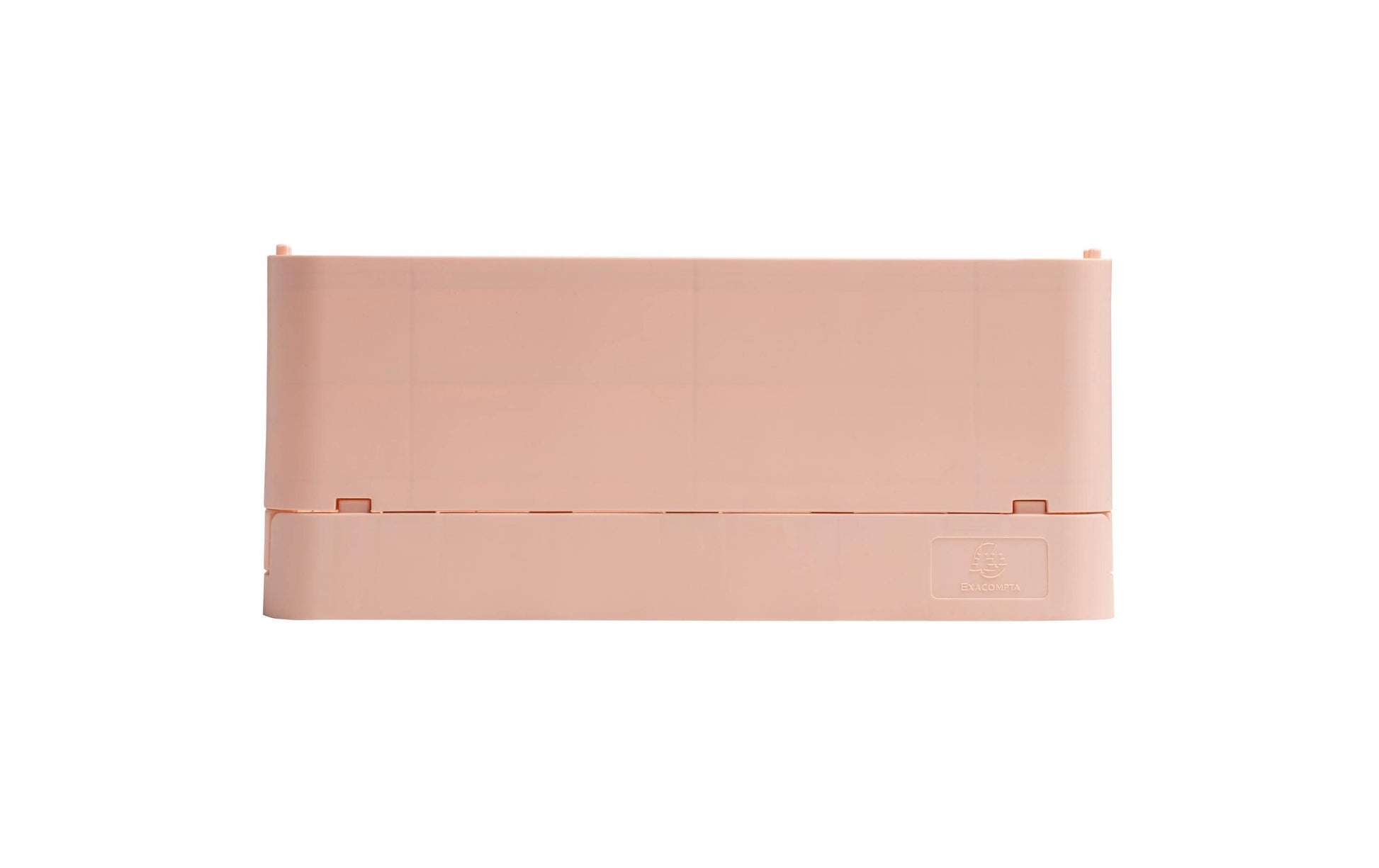 Exacompta Aufbewahrungsbox B 276 × H 120 × T 188 mm – für A5+, mit Tragegriff, stapelbar, Nude, PP