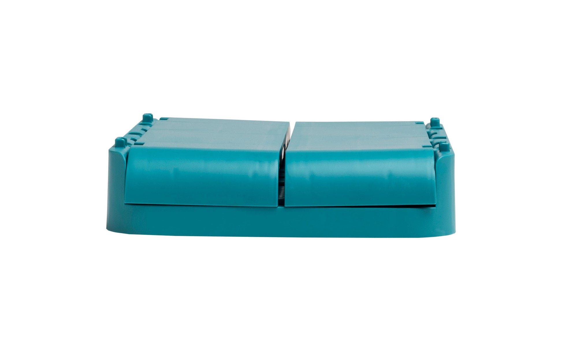Exacompta Aufbewahrungsbox – für A6+, klappbar, pazifikblau, Polypropylen (PP), B 188 × H 95 × T 138 mm