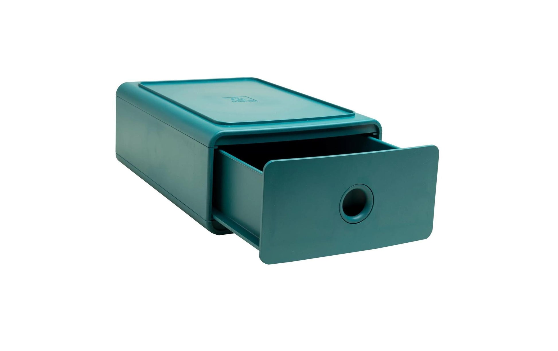Exacompta SKANDI Schubladenelement – 1 Schublade, für A5+, blau, Polystyrol (PS), B 190 × H 107 × T 265 mm