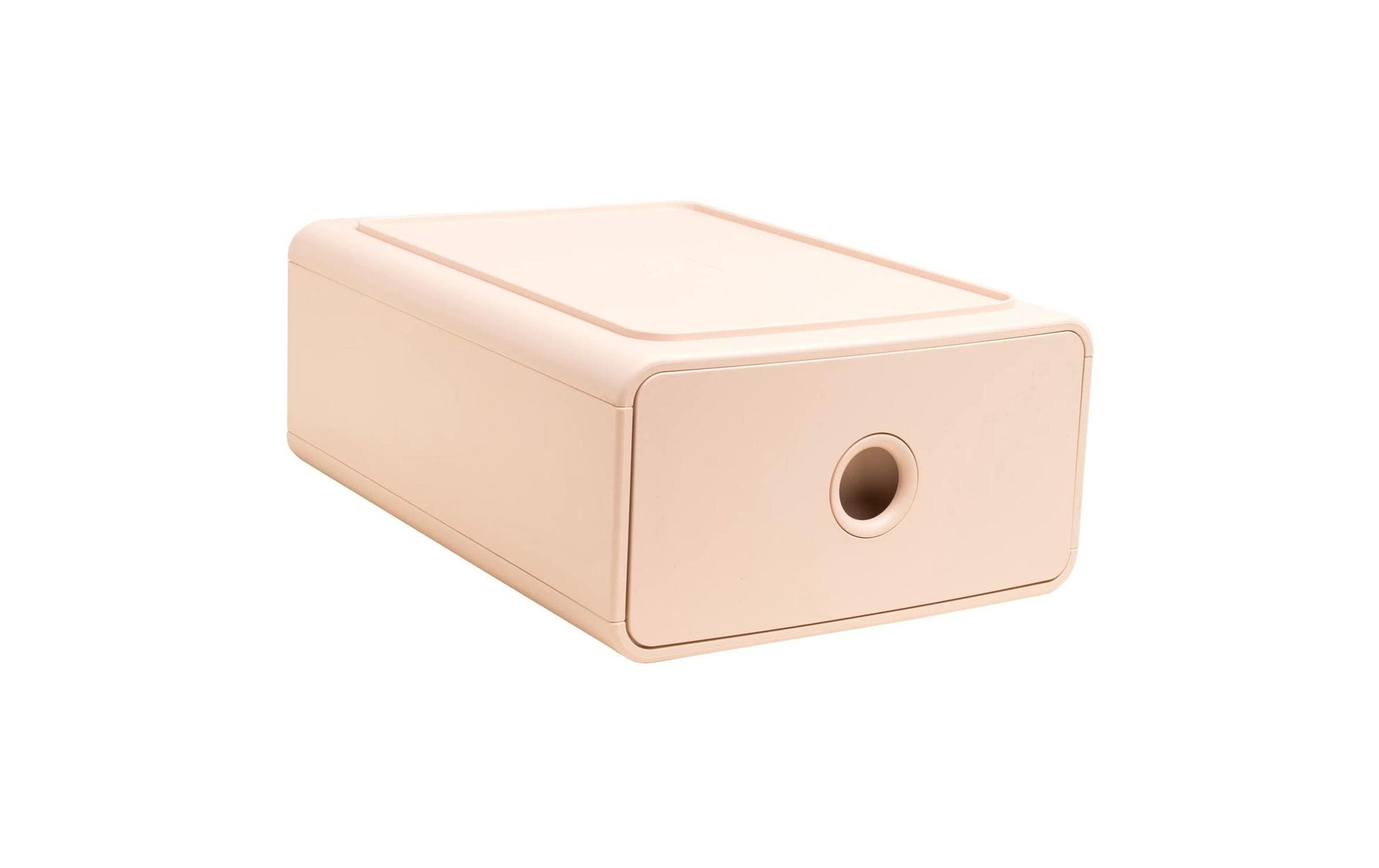 Exacompta SKANDI Schubladenelement – 1 Schublade, für A5+, stapelbar, rosa, Polystyrol (PS)