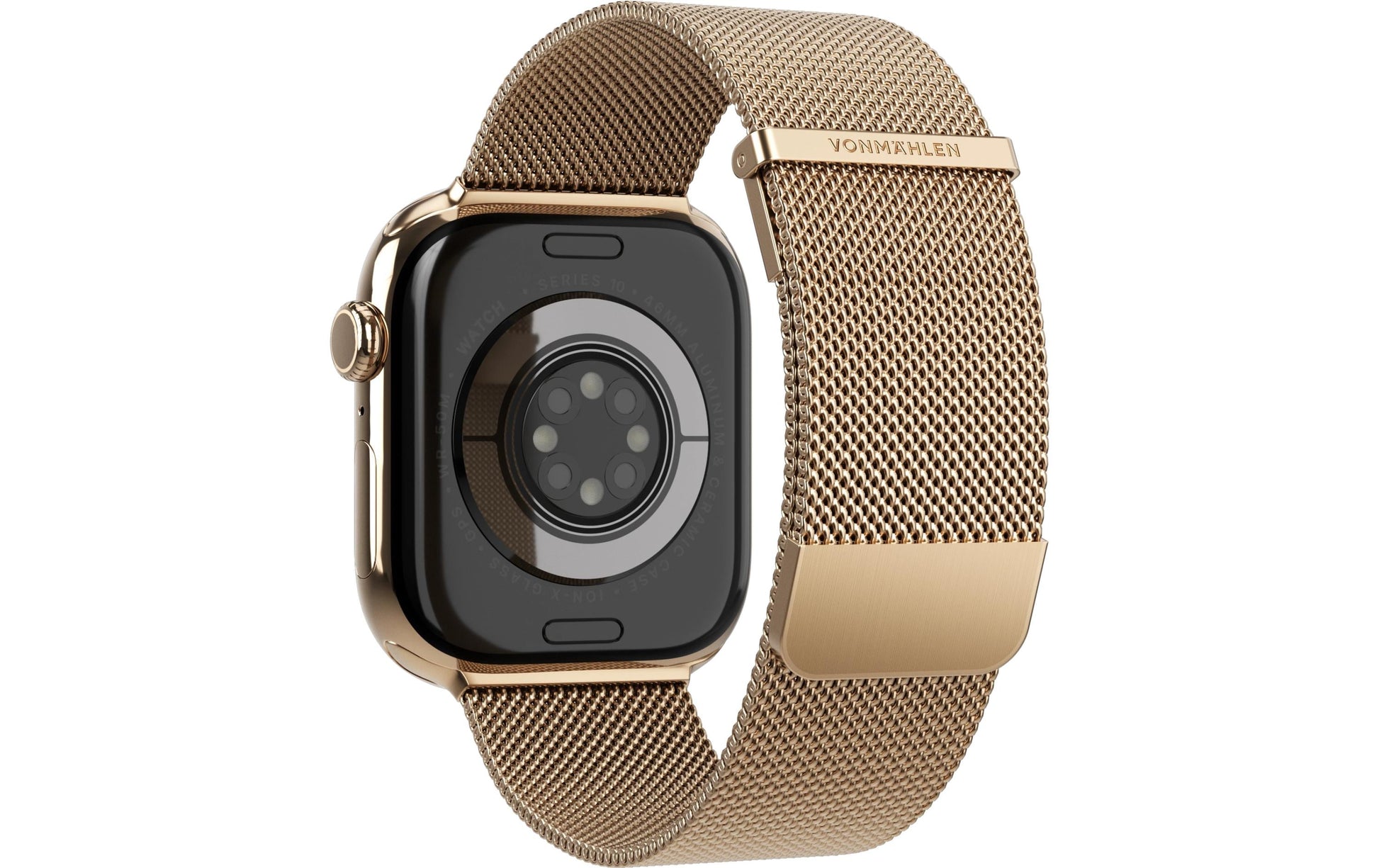 Vonmählen Milanese Loop 2 – Armband – für Apple Watch 40/41/42 mm, Sunset Gold, One Size, Edelstahl