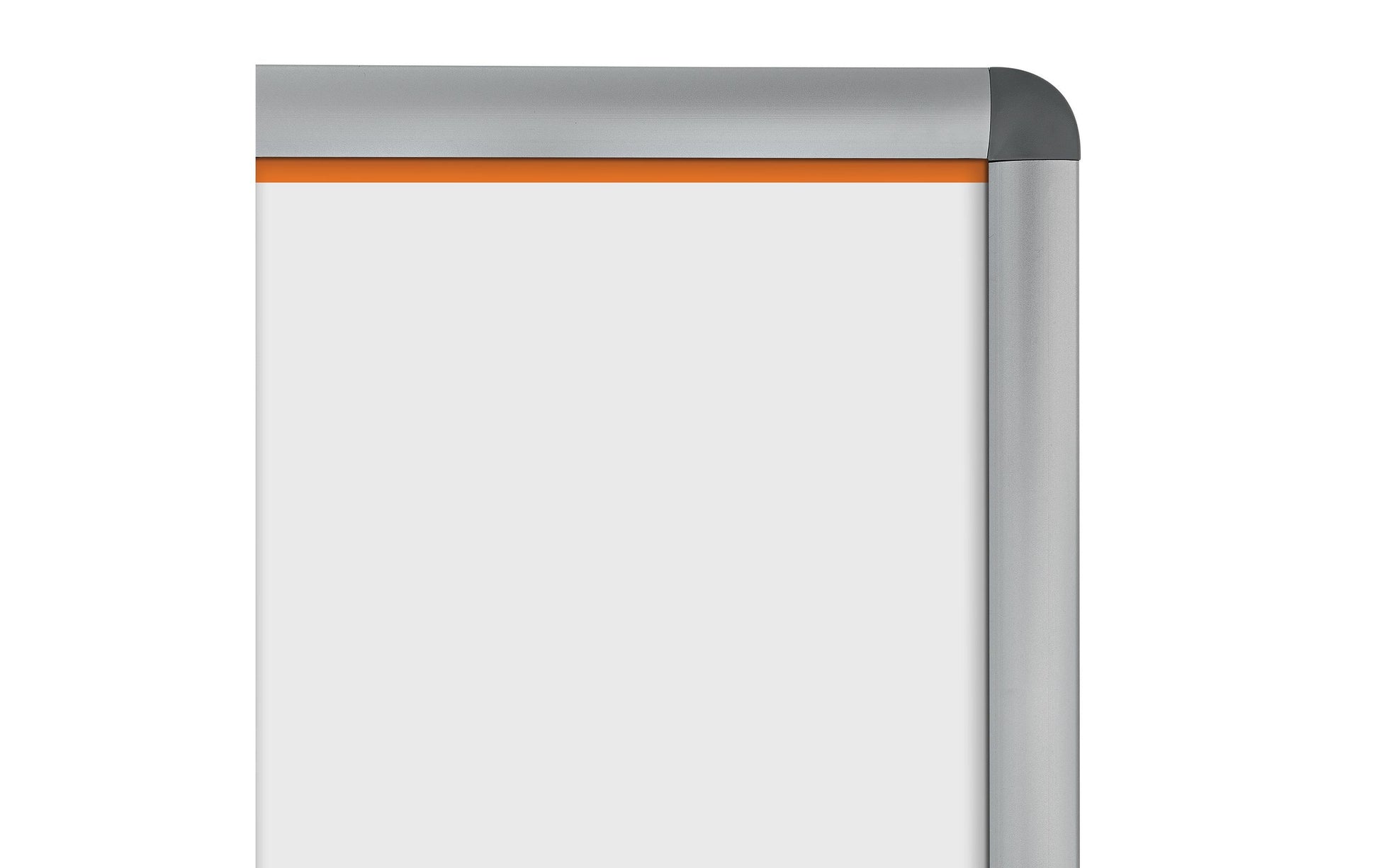 Nobo Infoständer Premium Plus – für A4 Hoch-/Querformat, silber/hellgrün, Metall, 300×300×850 mm