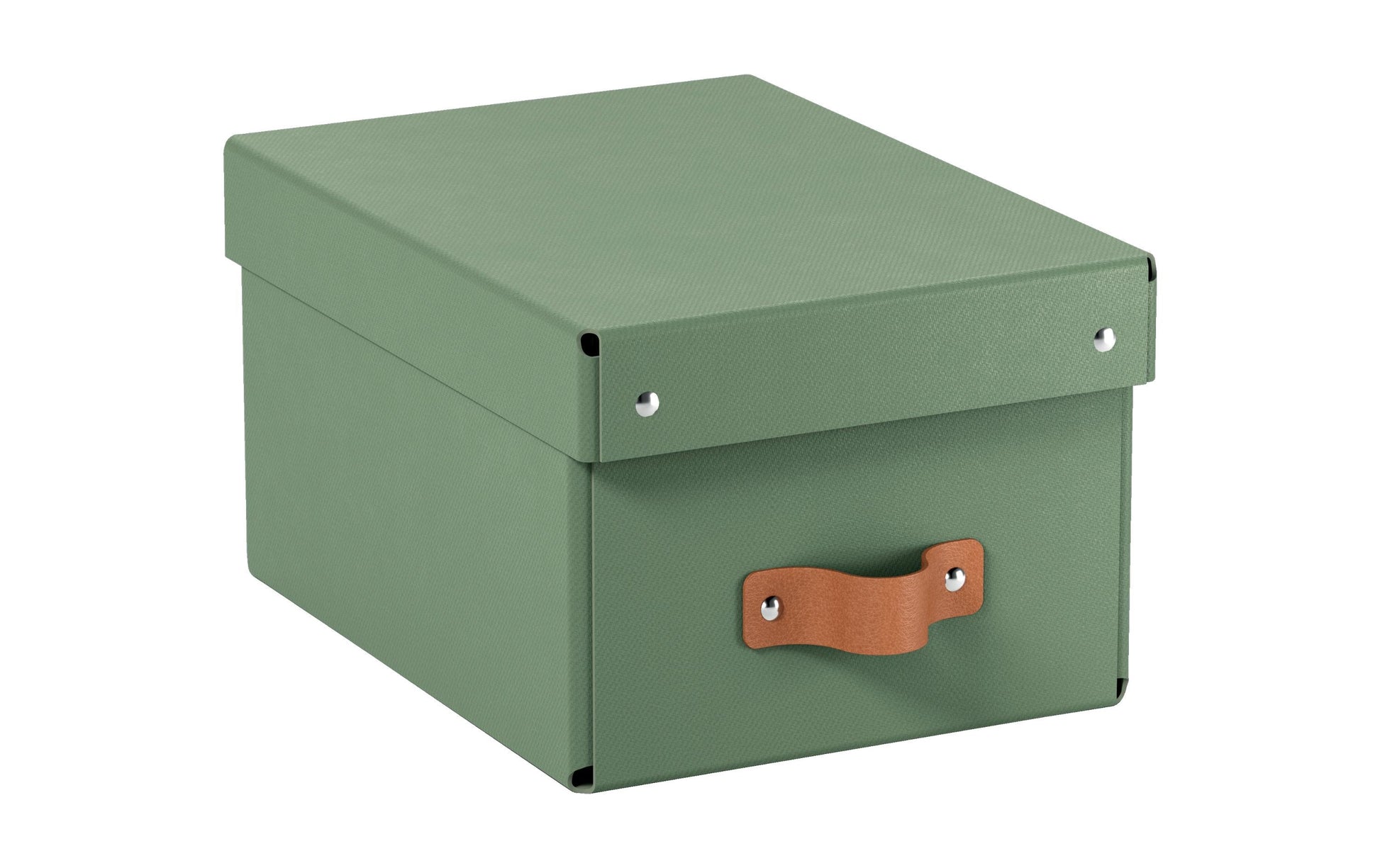 Leitz Aufbewahrungsbox 7 l – B 200 × H 150 × T 260 mm, mit Deckel, Hellgrün, Karton