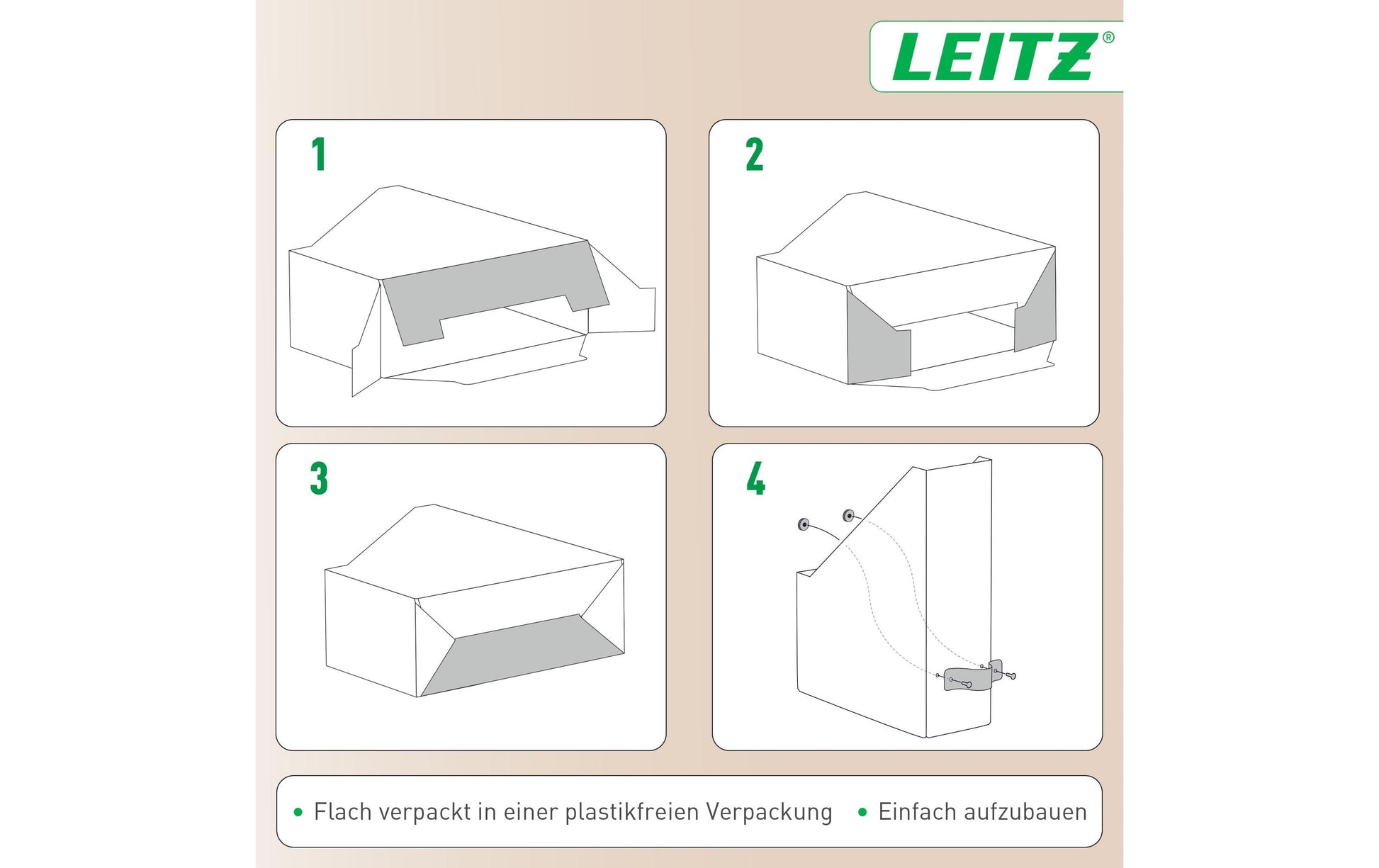 Leitz Stehsammler – für A4 – 100 × 250 × 310 mm