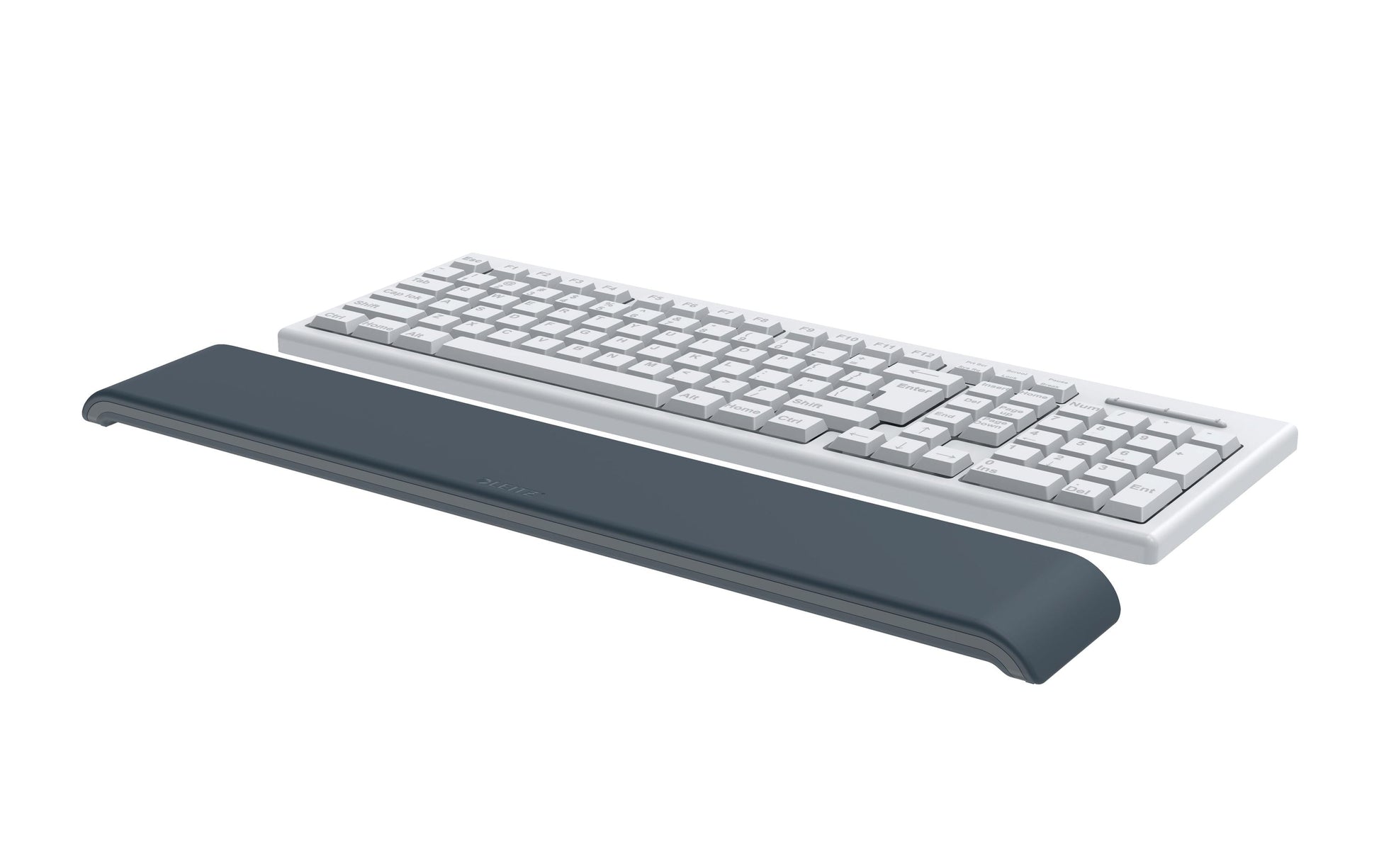Leitz Handgelenkauflage für Tastatur – Grau – Breite 437 mm