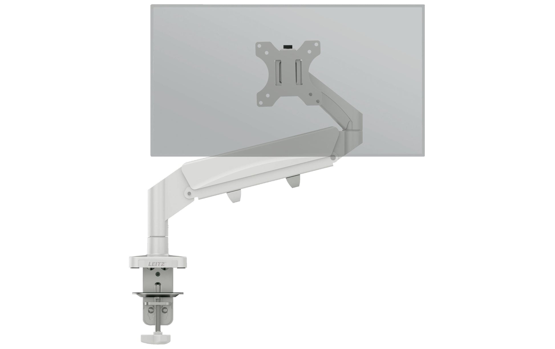 Leitz Ergo 64890085 – Monitorarm, Tischklemme/Tischdurchführung, bis 32", VESA 75 × 75/100 × 100 mm, 9 kg