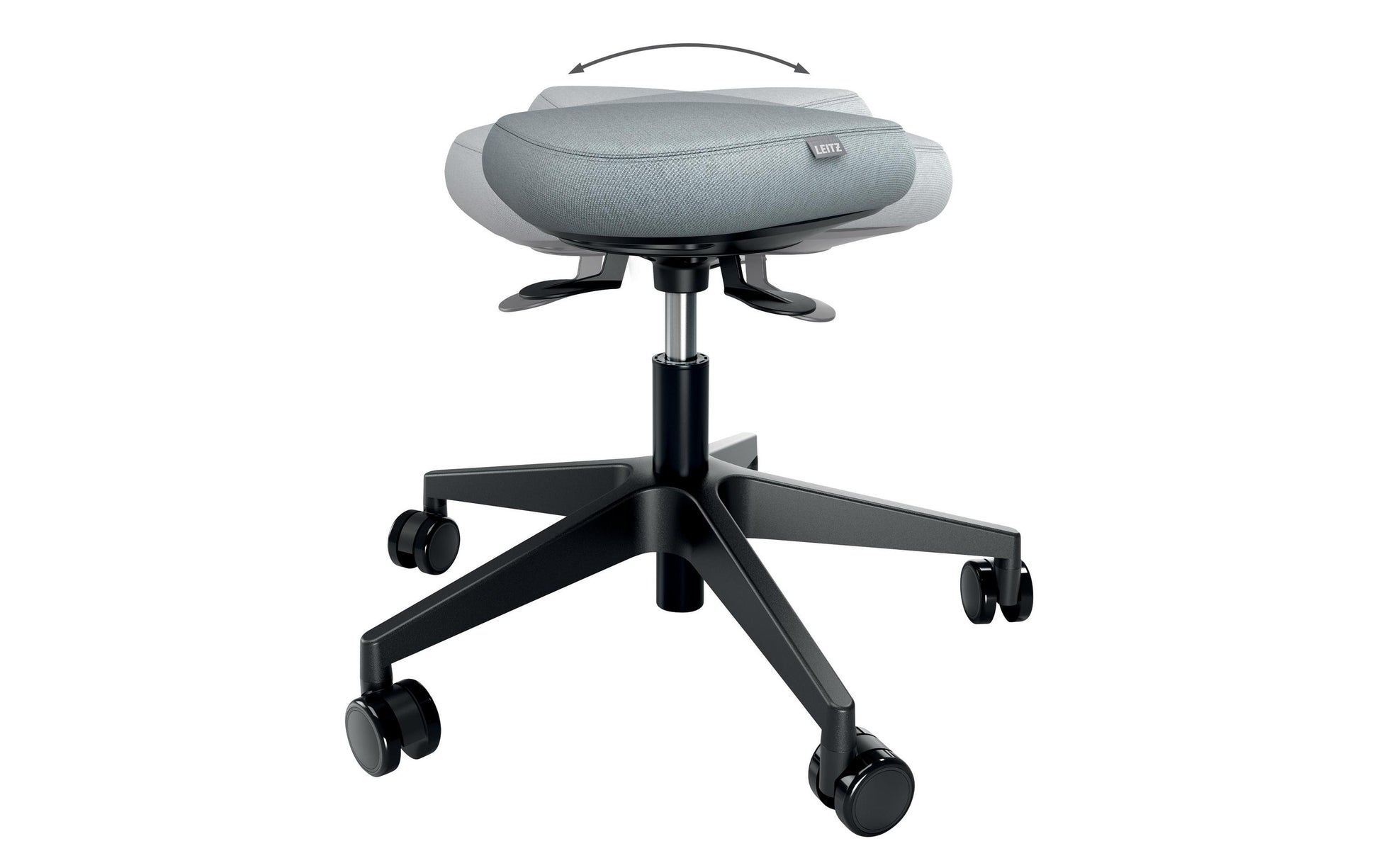 Leitz Hocker Activ – Sitzhöhe 47 cm, 110 kg, schwarz