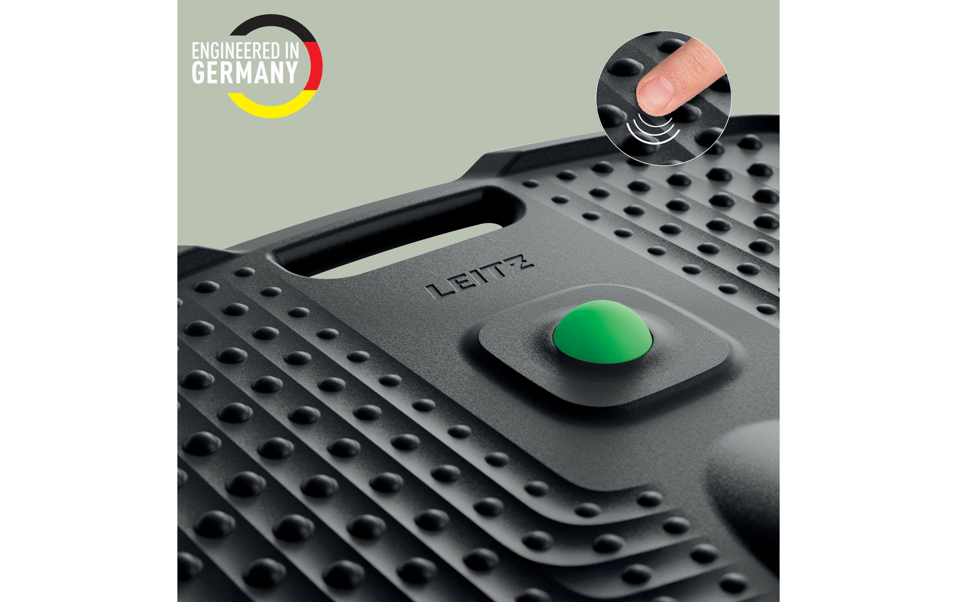 Leitz Anti-Ermüdungsmatte – 61 × 68 cm, 60 mm, schwarz, Polyurethan