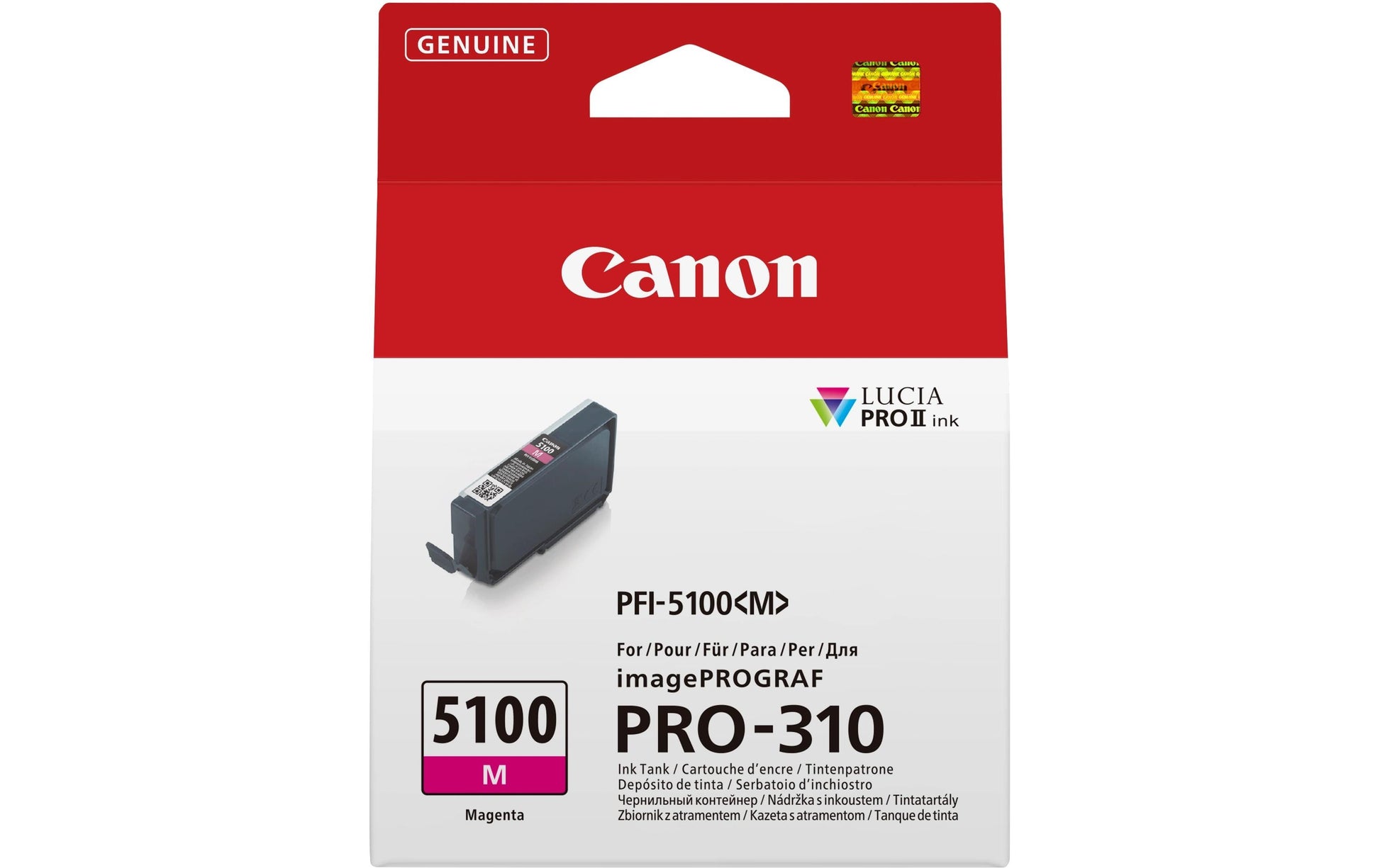 Canon Tintenpatrone PFI-5100 M, Magenta, Original
