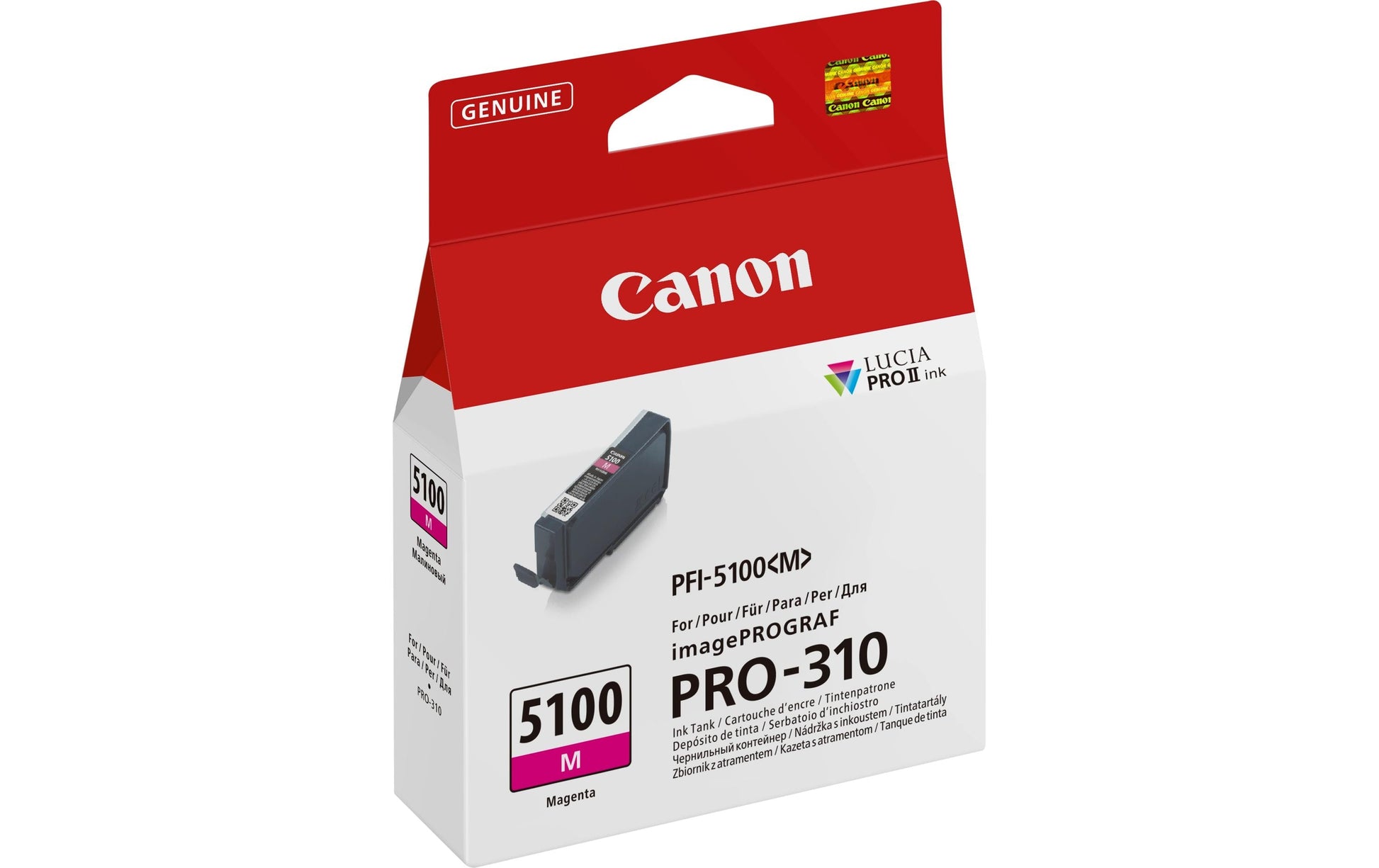 Canon Tintenpatrone PFI-5100 M, Magenta, Original