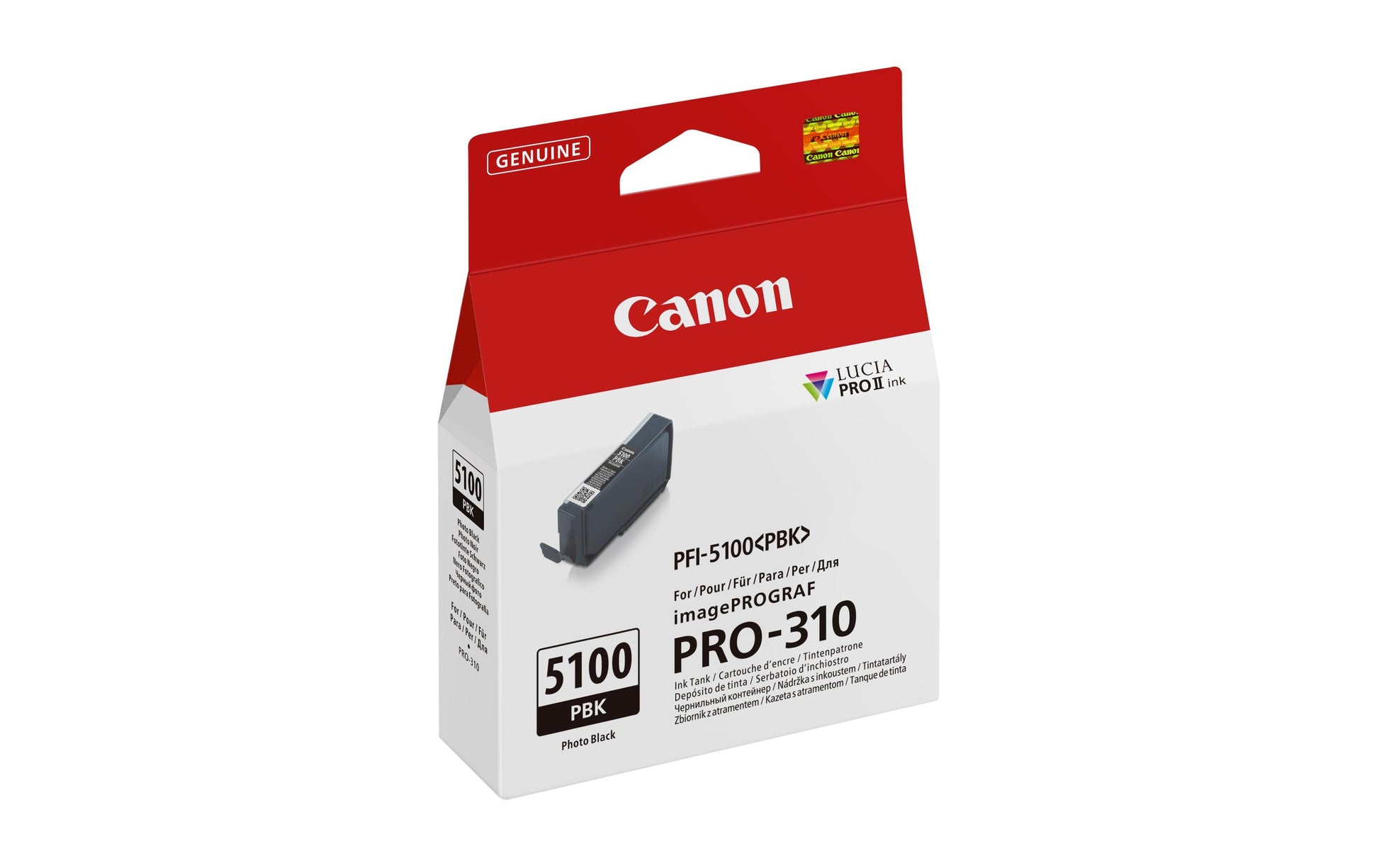 Canon Tintenpatrone PFI-5100 PBK (Foto Schwarz)
