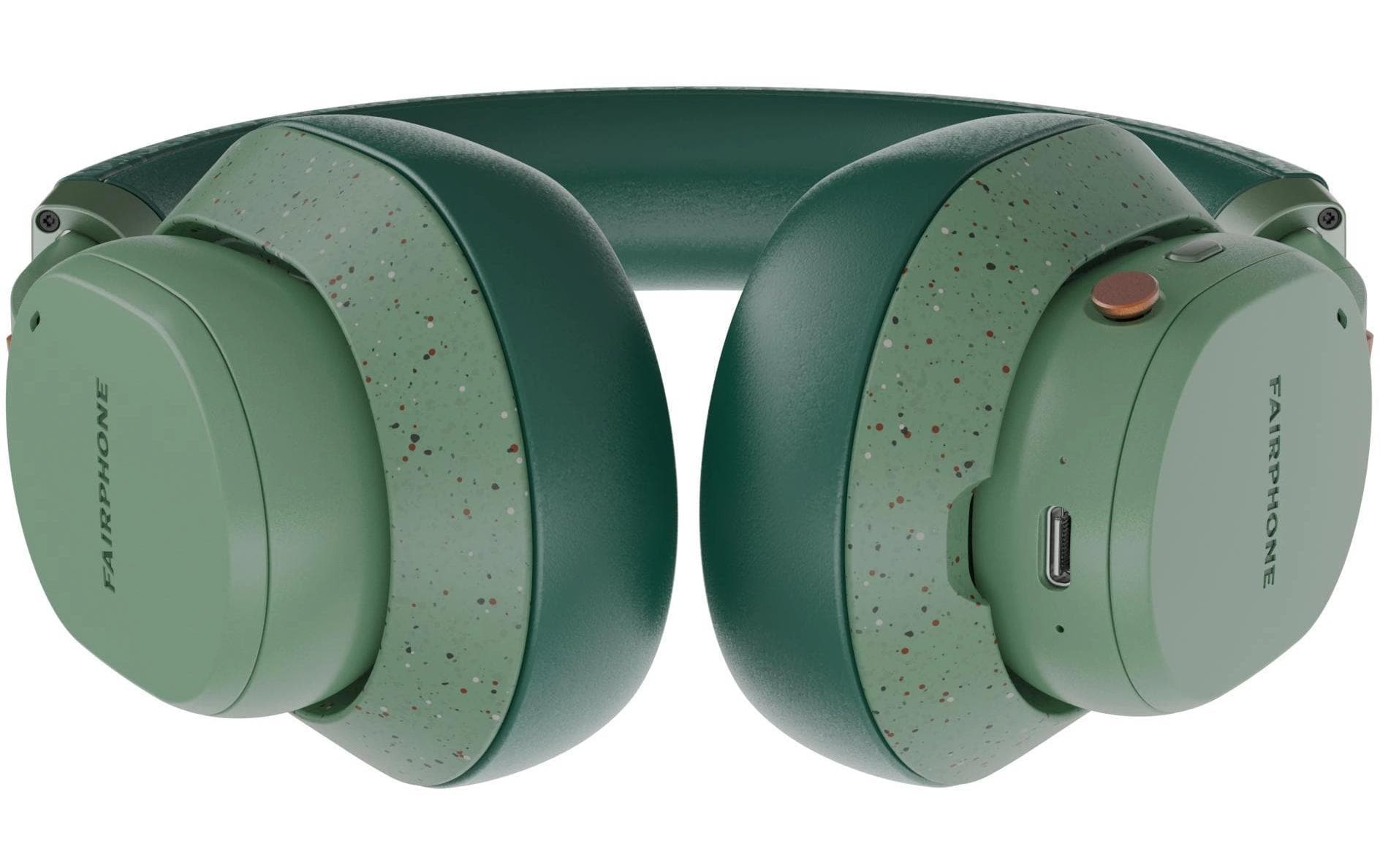 Fairphone Fairbuds XL Over-Ear Kopfhörer – Stereo, ANC, Grün, BT 5.1