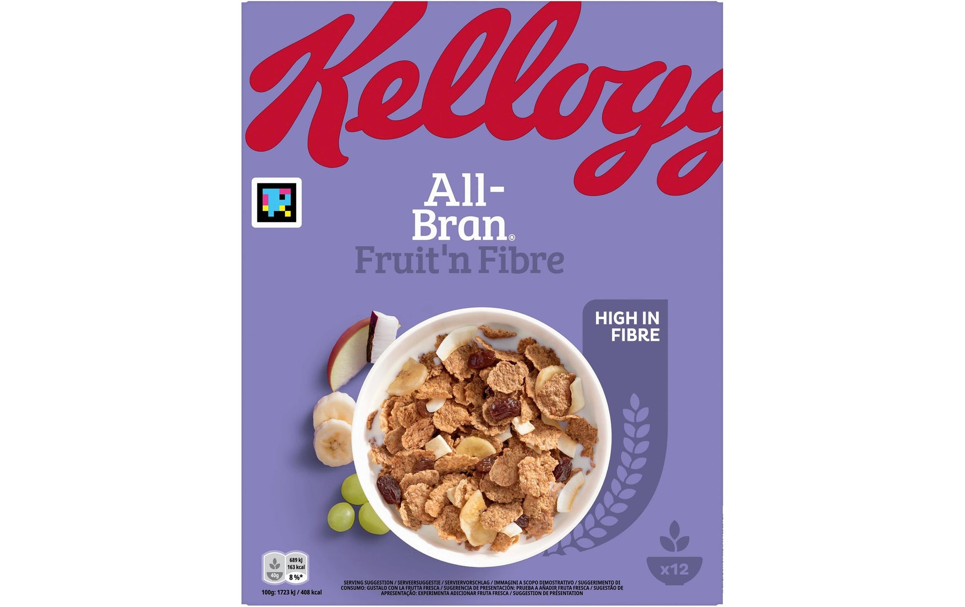 Kellogg Company Kellogg's Weizen-Vollkornflakes Früchte und Nüsse – Vollkorn – 6 kg