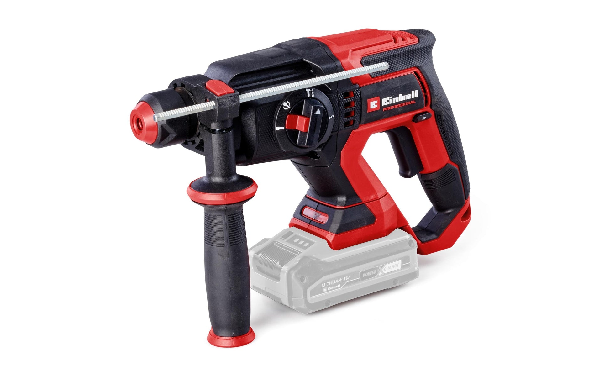 Einhell Akku-Bohrhammer TP-HD 18/22 D Li BL – 18 V, 2,3 J, SDS-plus, bürstenlos, für Einhell Power X-Change