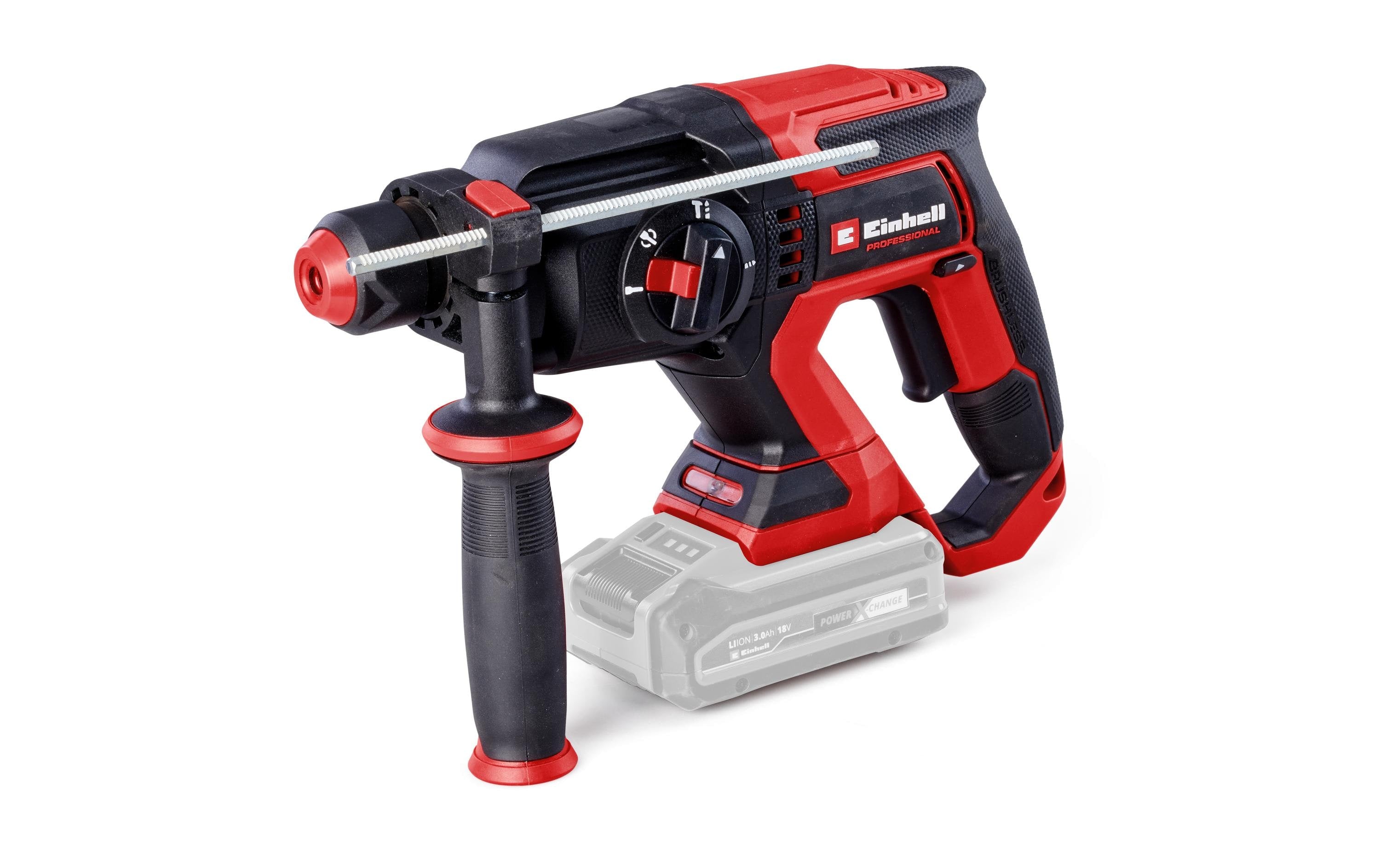 Einhell Akku-Bohrhammer TP-HD 18/22 D Li BL – 18 V, 2,3 J, SDS-plus, bürstenlos, für Einhell Power X-Change