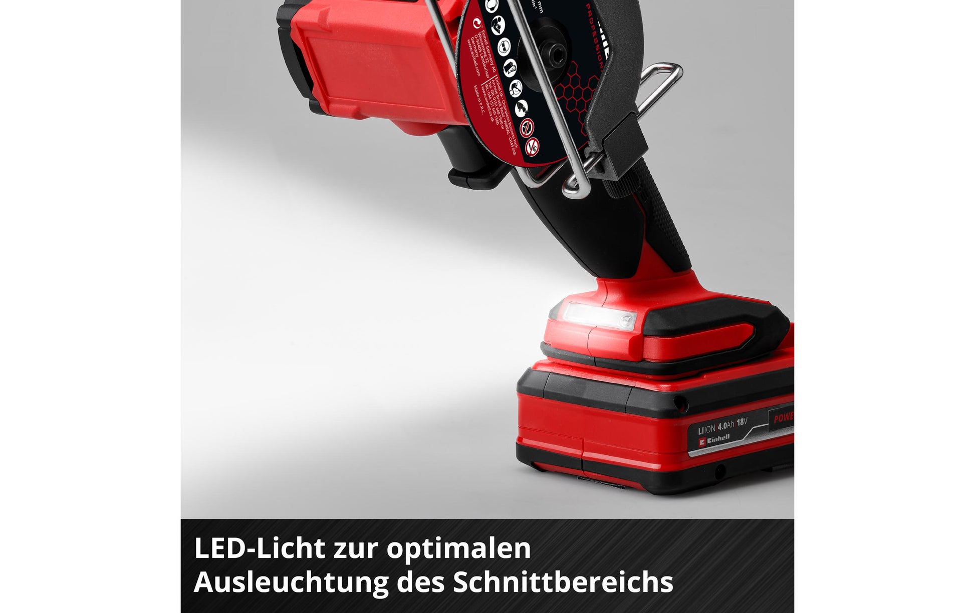 Einhell Trennschneider TP-CO 18/76-C Li BL – 18 V (Power X-Change) – Ø 76 mm – 1×4,0 Ah (ohne Ladegerät)