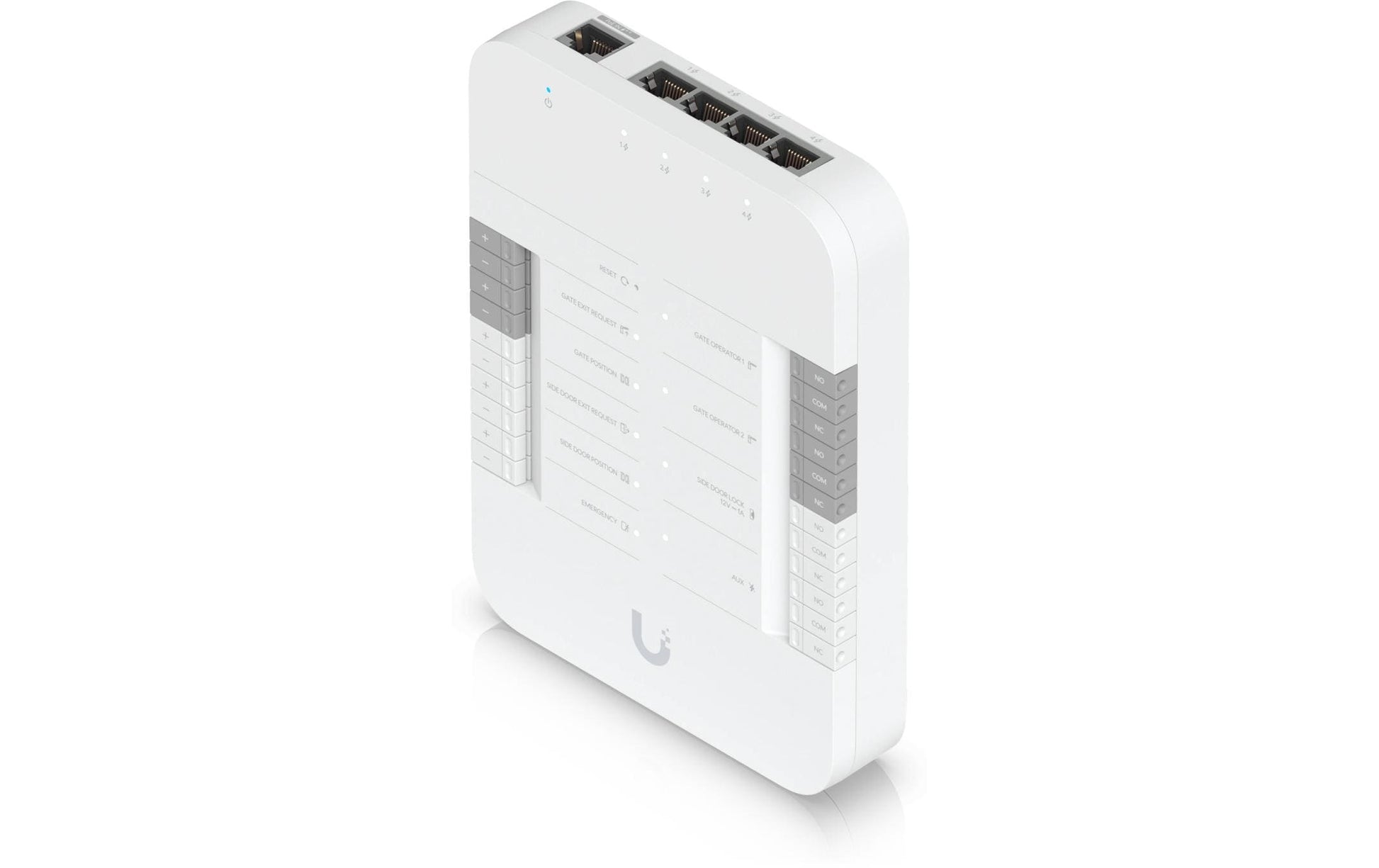 Ubiquiti UniFi Access Hub UA-HUB-GATE – für Reader und Intercom, 175 × 26 × 126 mm, weiss