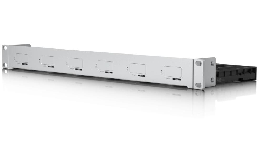 Ubiquiti Rack-Regalboden 19" – 1U – 442 × 159 × 43 mm – für UP-AI-Port – schwarz/grau