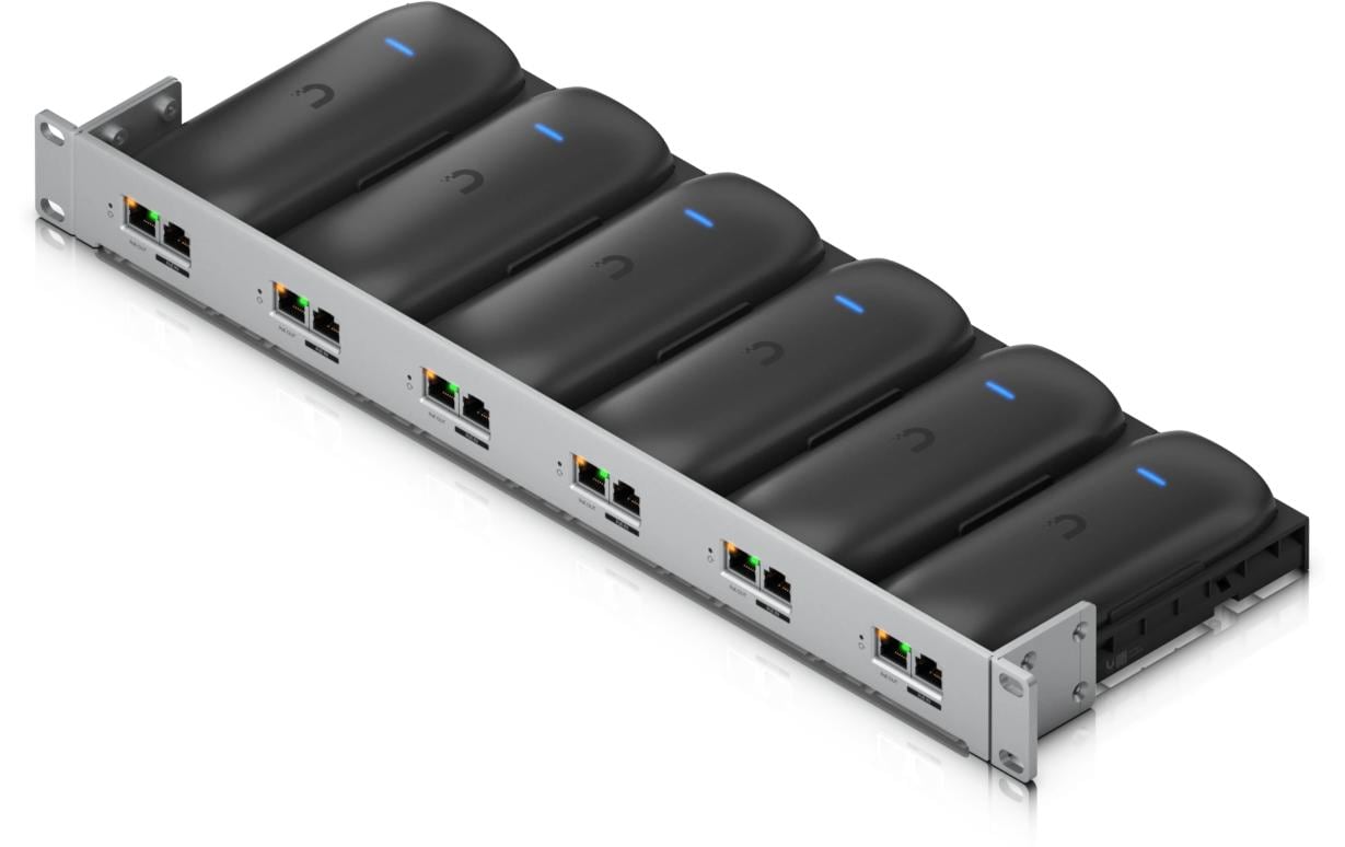 Ubiquiti Rack-Regalboden 19" – 1U – 442 × 159 × 43 mm – für UP-AI-Port – schwarz/grau