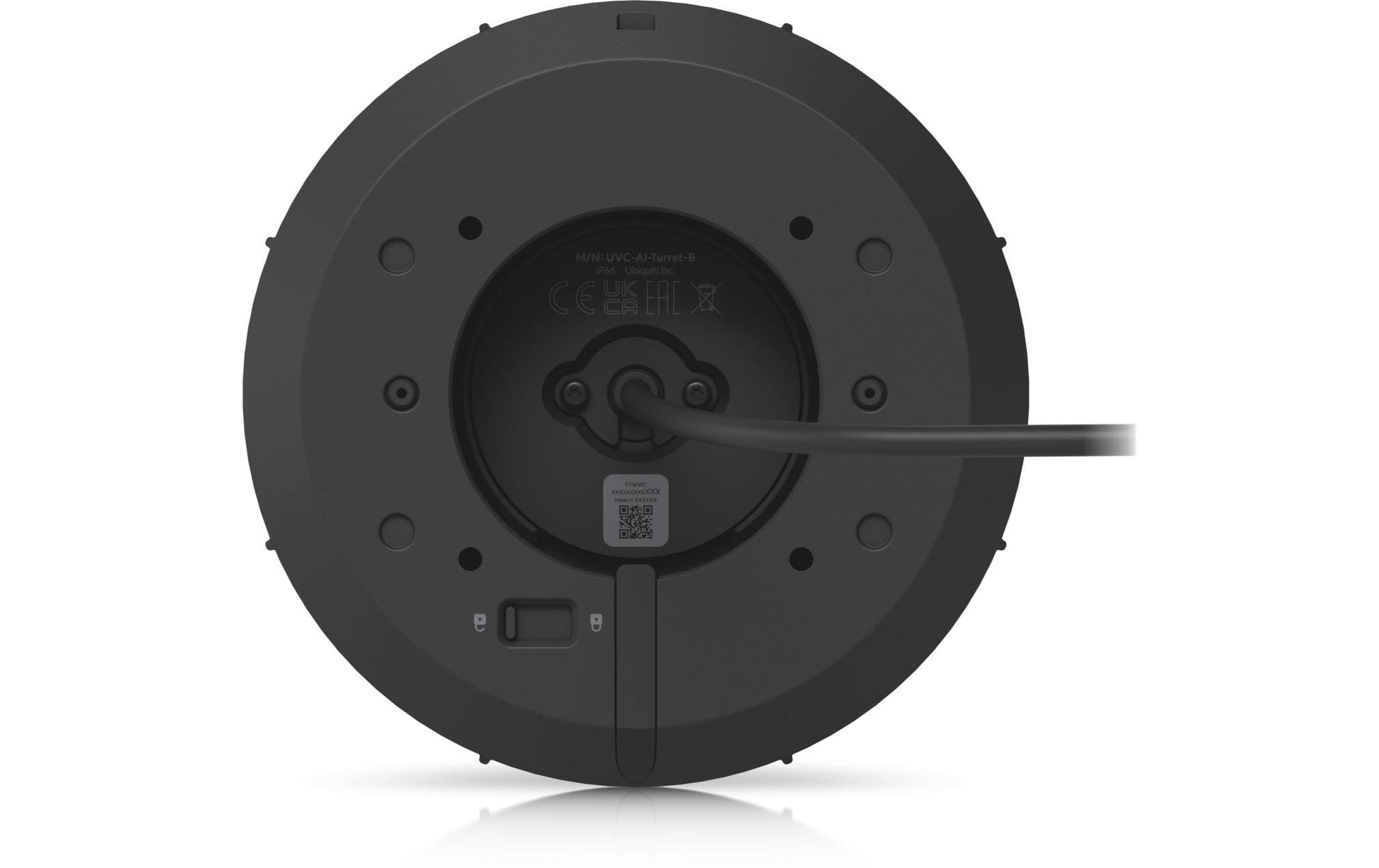 Ubiquiti UVC-AI-TURRET-B Turret-Kamera – 4K, PoE, wetterfest, schwarz