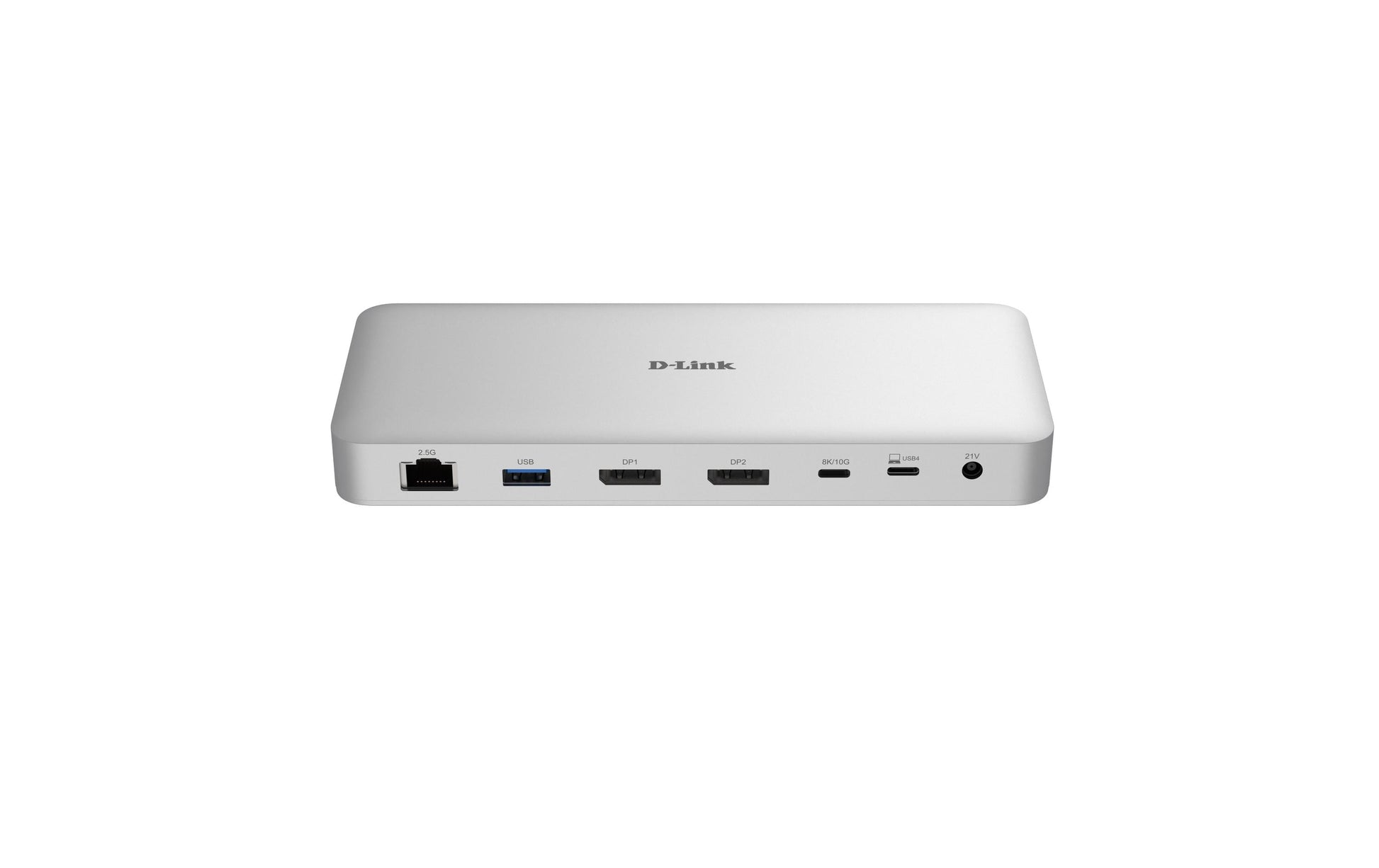 D-Link Dockingstation – USB4, 2× DP, 3× USB-A, 1× USB-C, 100 W PD, 2,5GbE