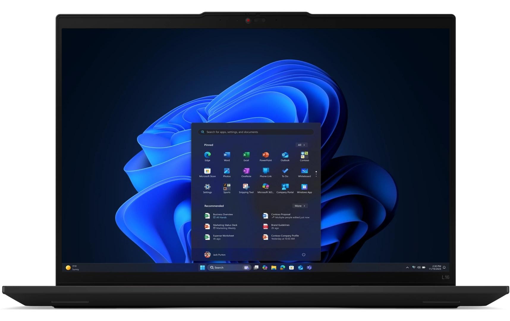 Lenovo ThinkPad L16 Gen 2 16,0", 16 GB, 512 GB, Windows 11 Pro